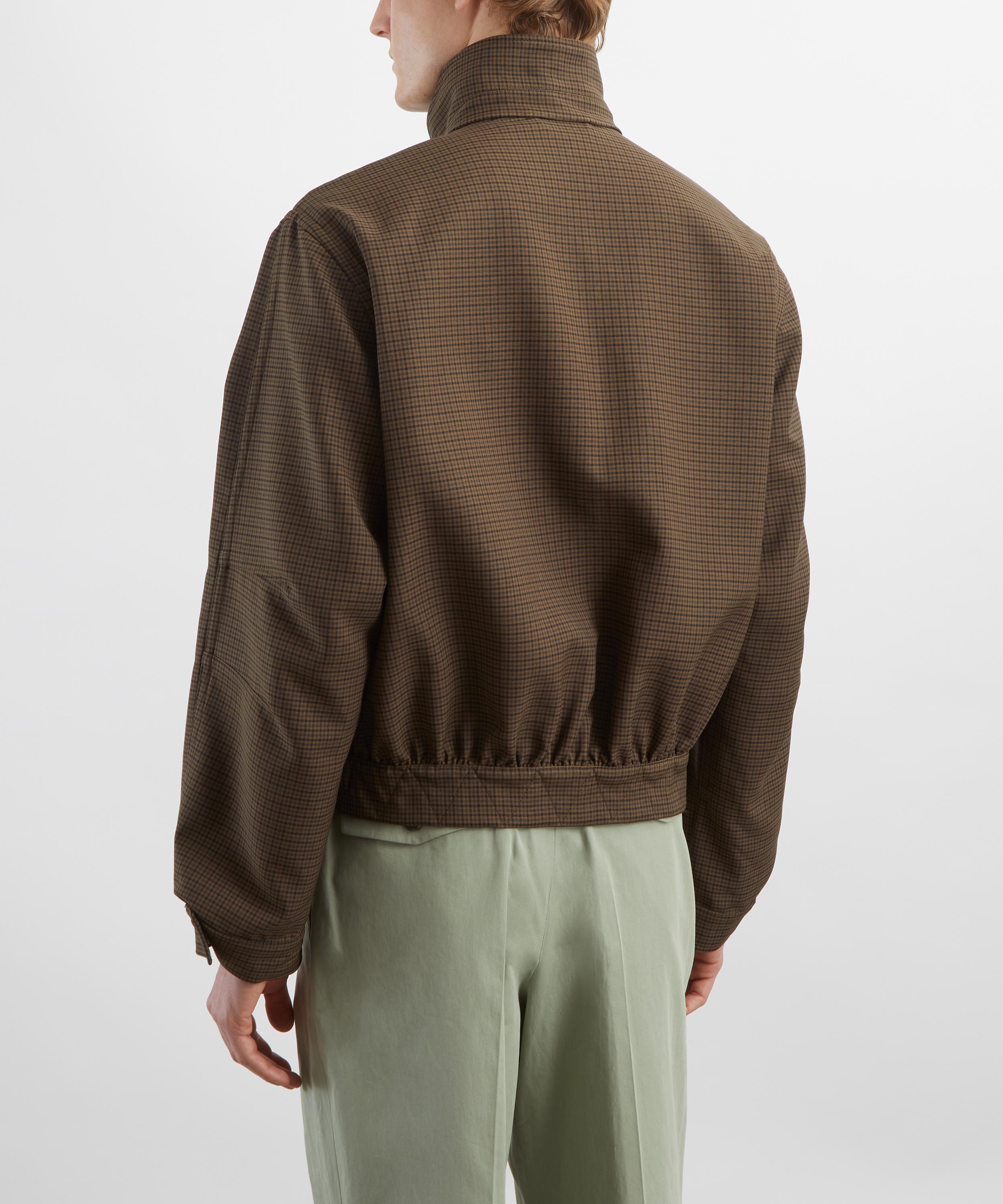 Dries Van Noten - Mud Check Bomber Jacket image number 3