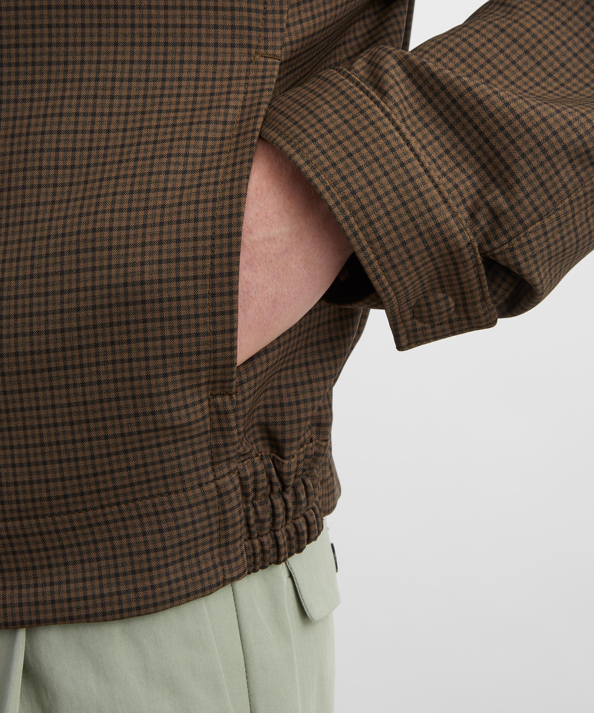 Dries Van Noten - Mud Check Bomber Jacket image number 4