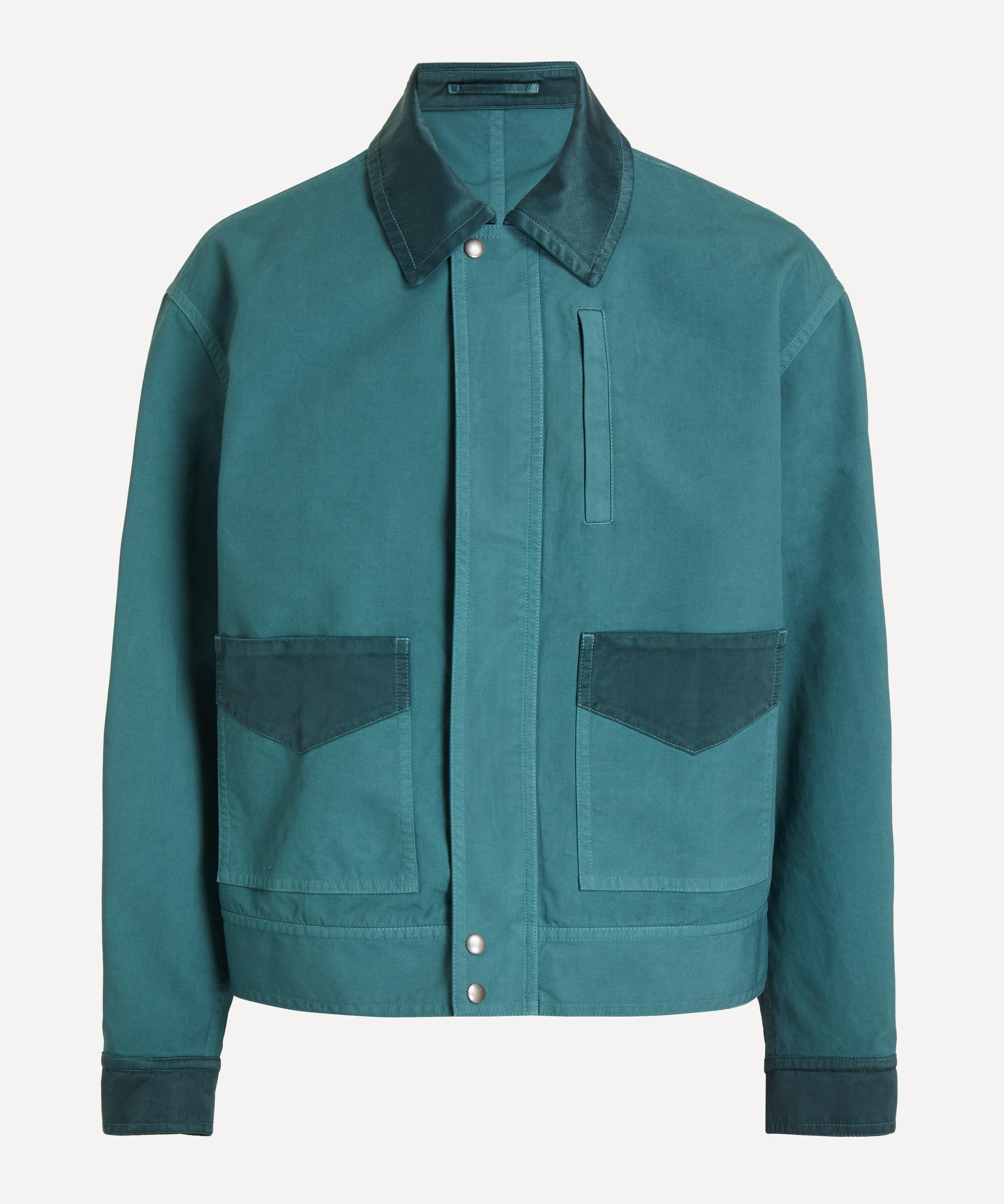 Dries Van Noten - Turquoise Cotton Jacket