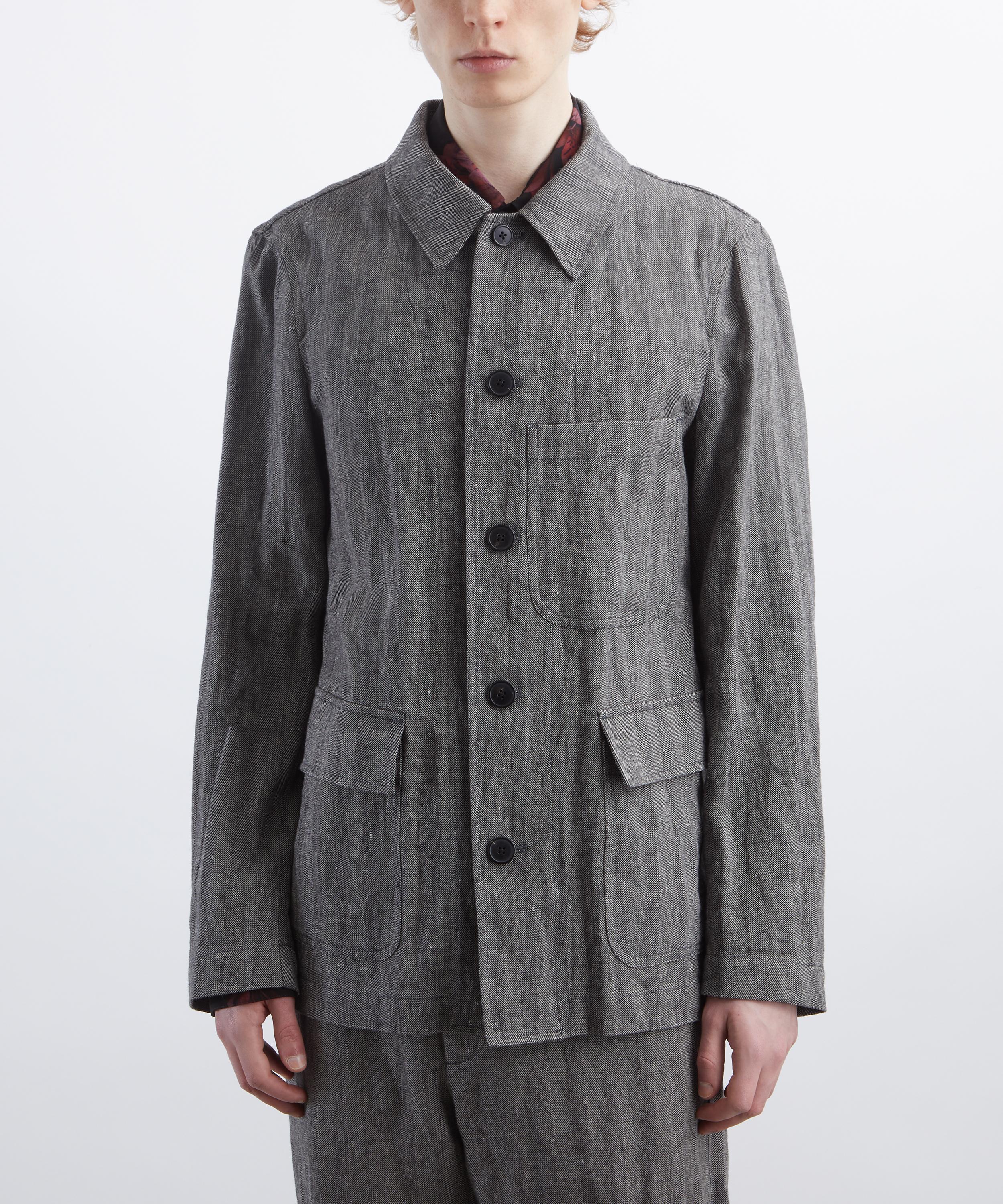 Dries Van Noten - Textured Blazer Jacket image number 2