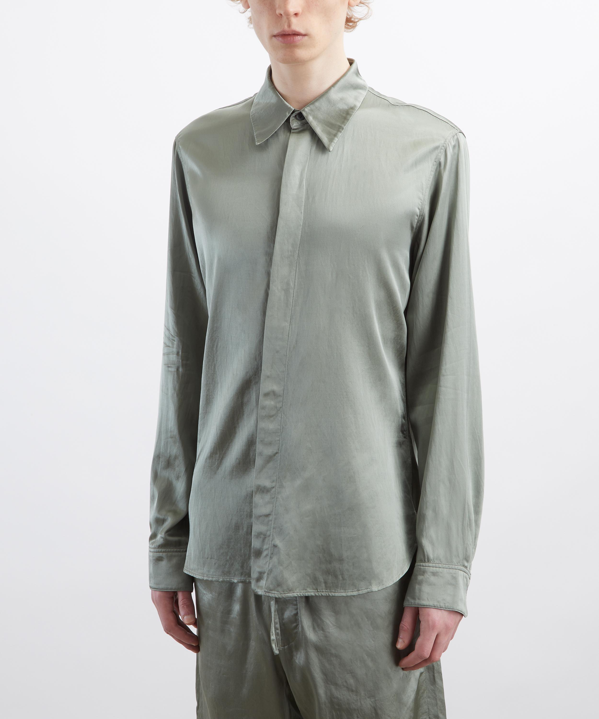 Dries Van Noten - Classic-Collar Satin Shirt image number 2