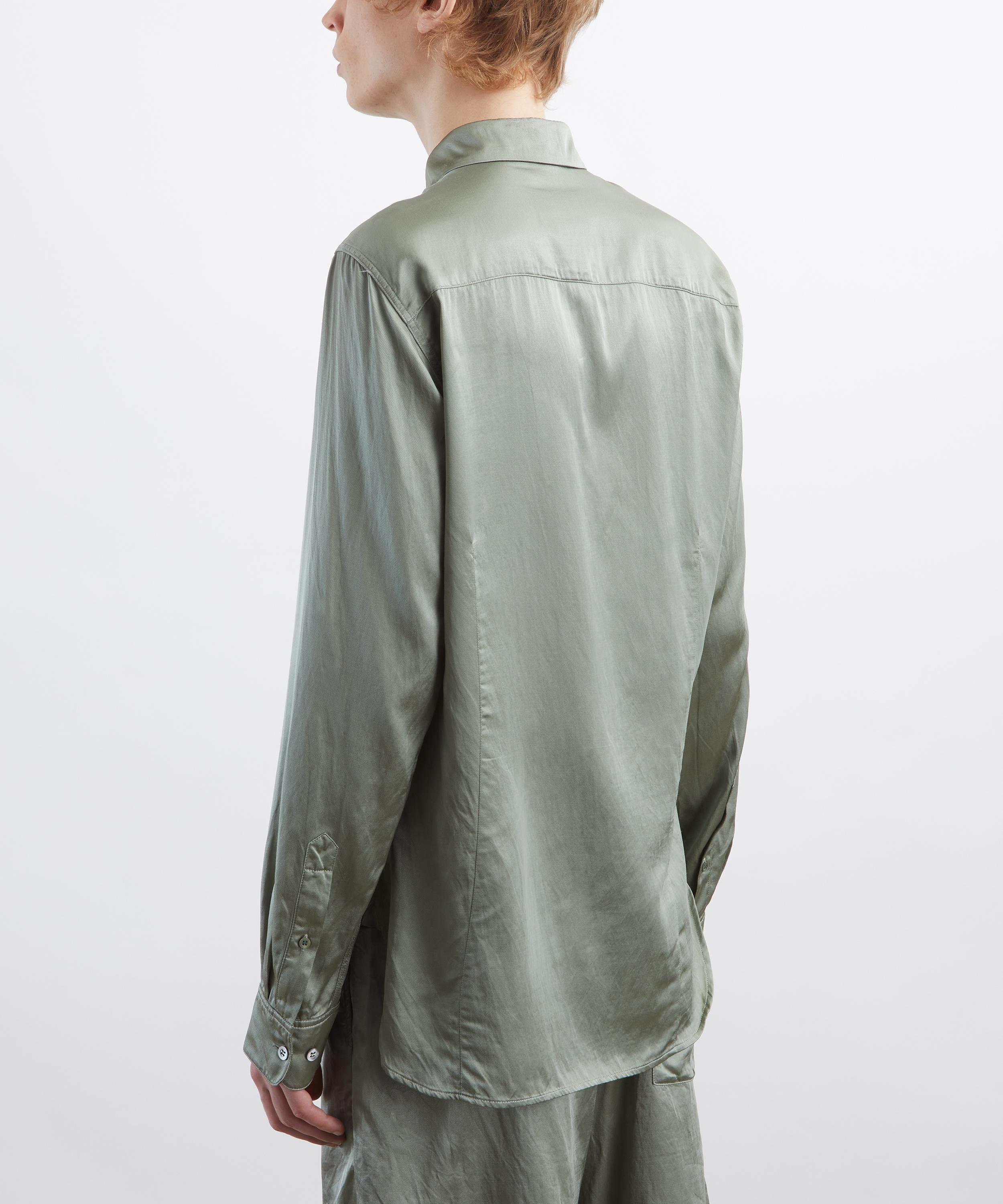 Dries Van Noten - Classic-Collar Satin Shirt image number 3