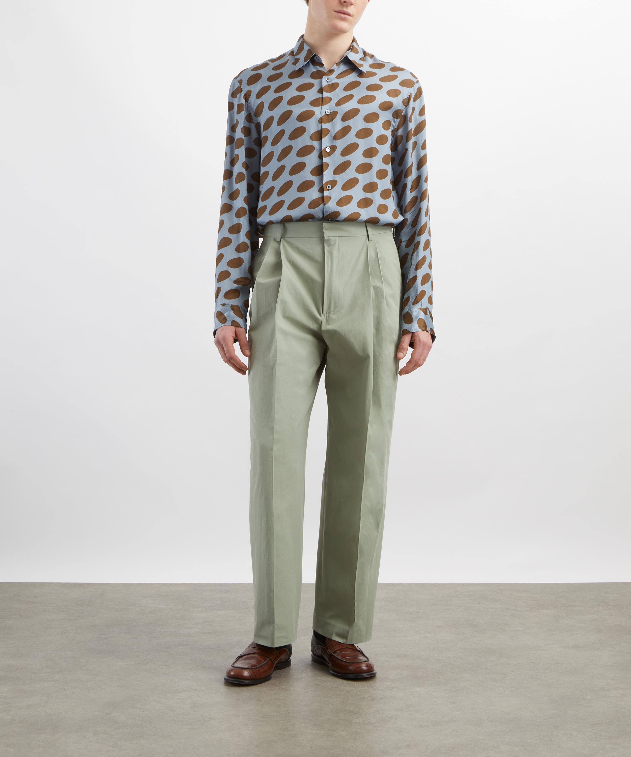 Dries Van Noten - Blue Caper Shirt image number 1