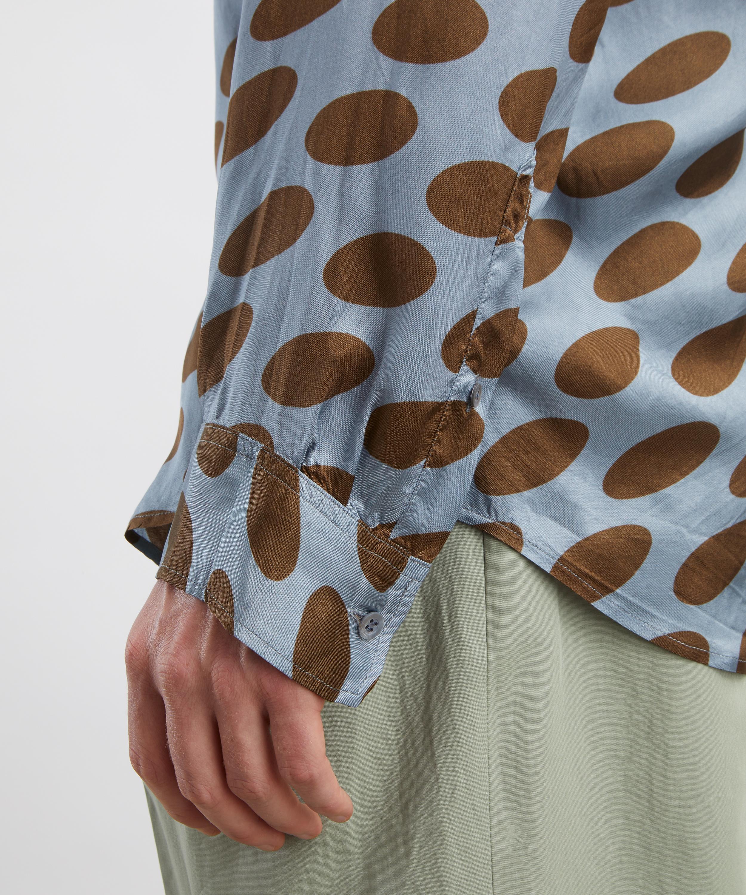 Dries Van Noten - Blue Caper Shirt image number 4