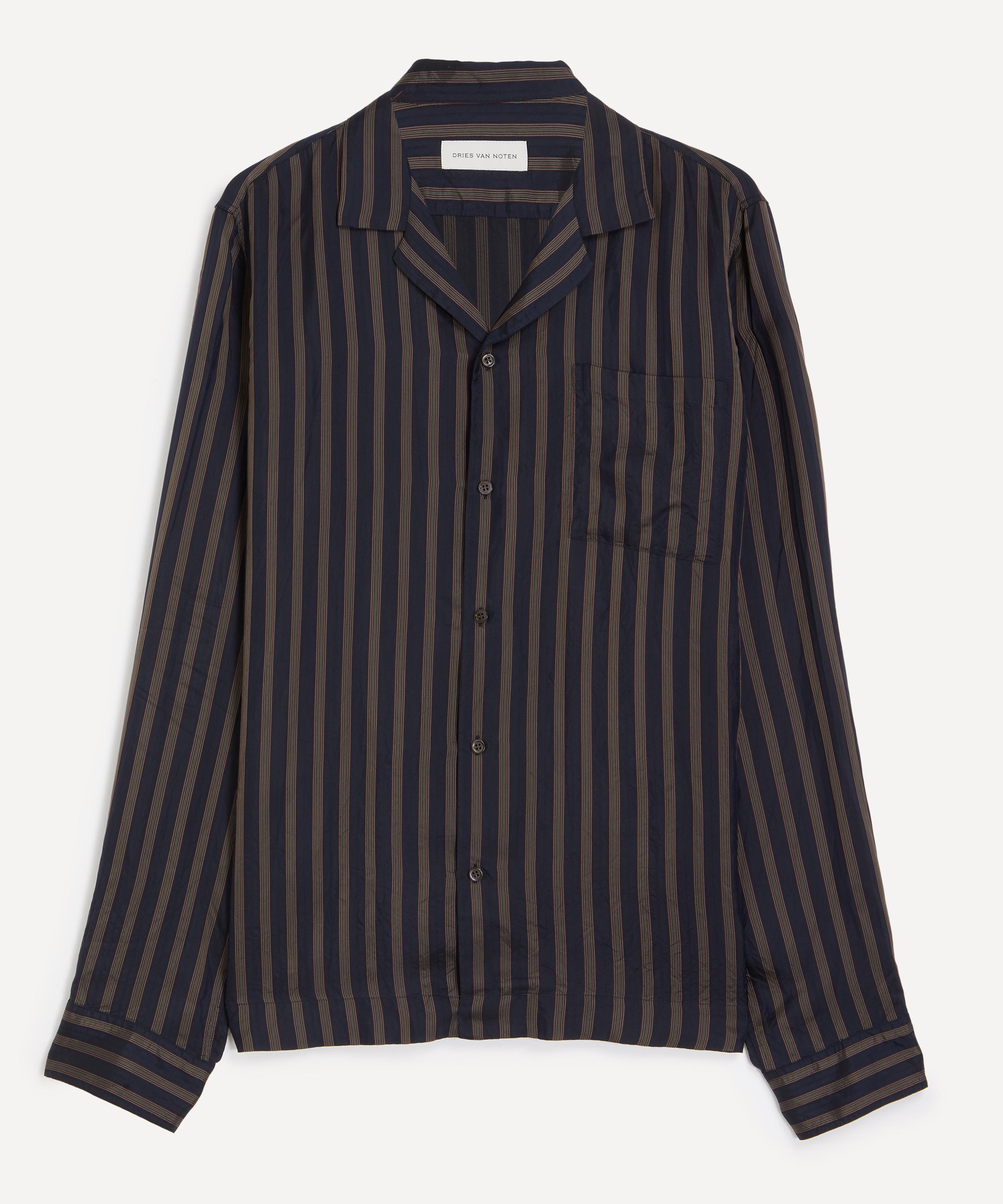 Dries Van Noten Carlty Striped Satin Shirt | Liberty