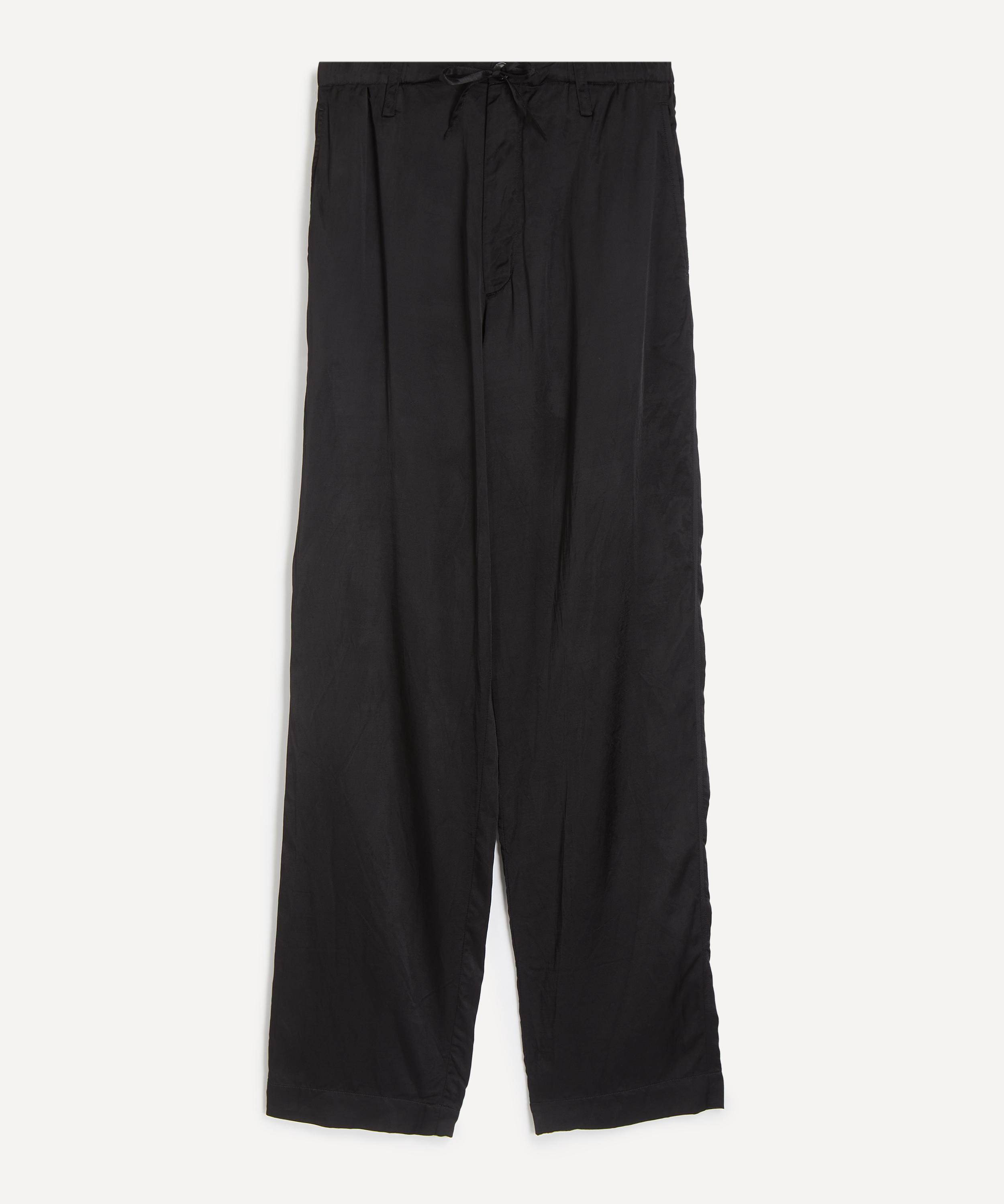Dries Van Noten - Black Drawstring Trousers