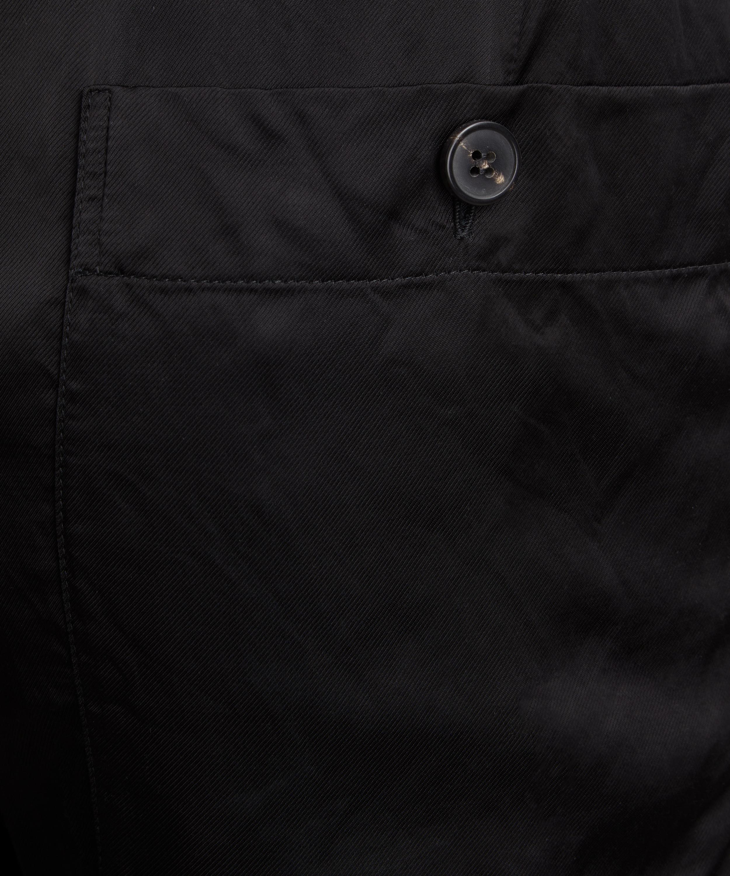 Dries Van Noten - Black Drawstring Trousers image number 4