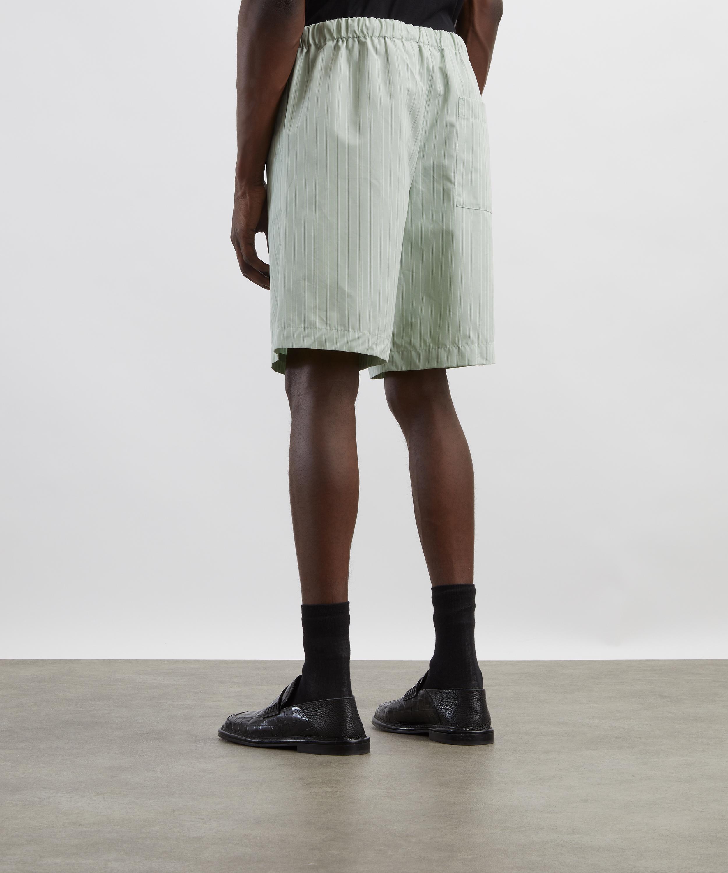 Dries Van Noten - Pistachio Cotton Shorts image number 3