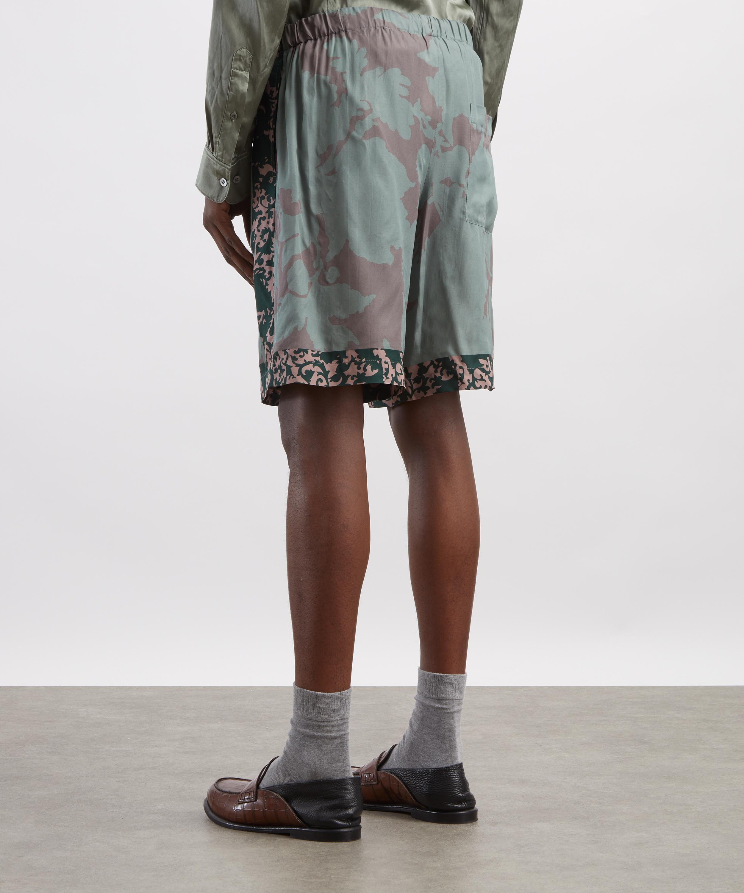 Dries Van Noten - Printed Viscose Shorts image number 3