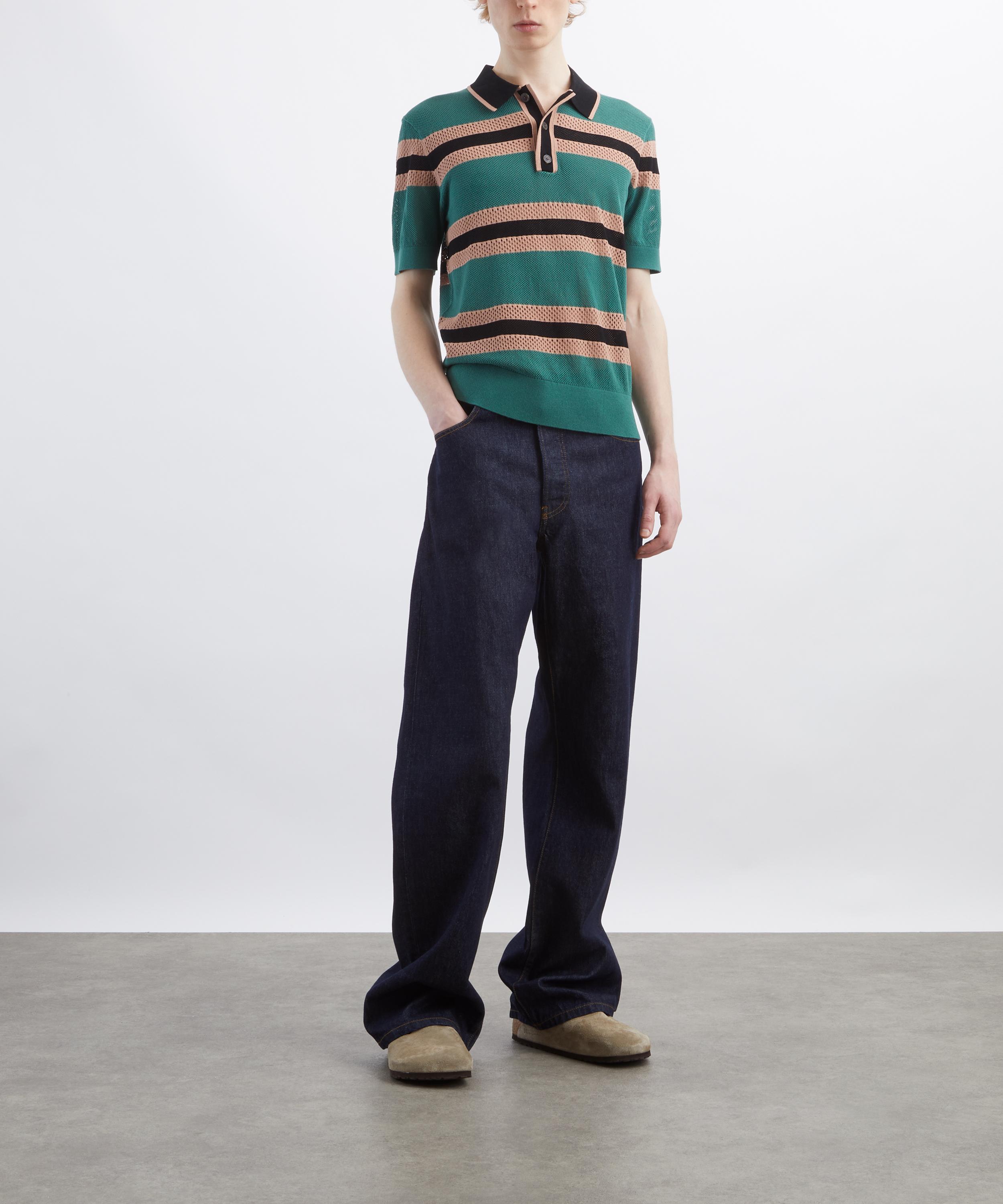 Dries Van Noten - Navy Wide-Leg Jeans image number 1