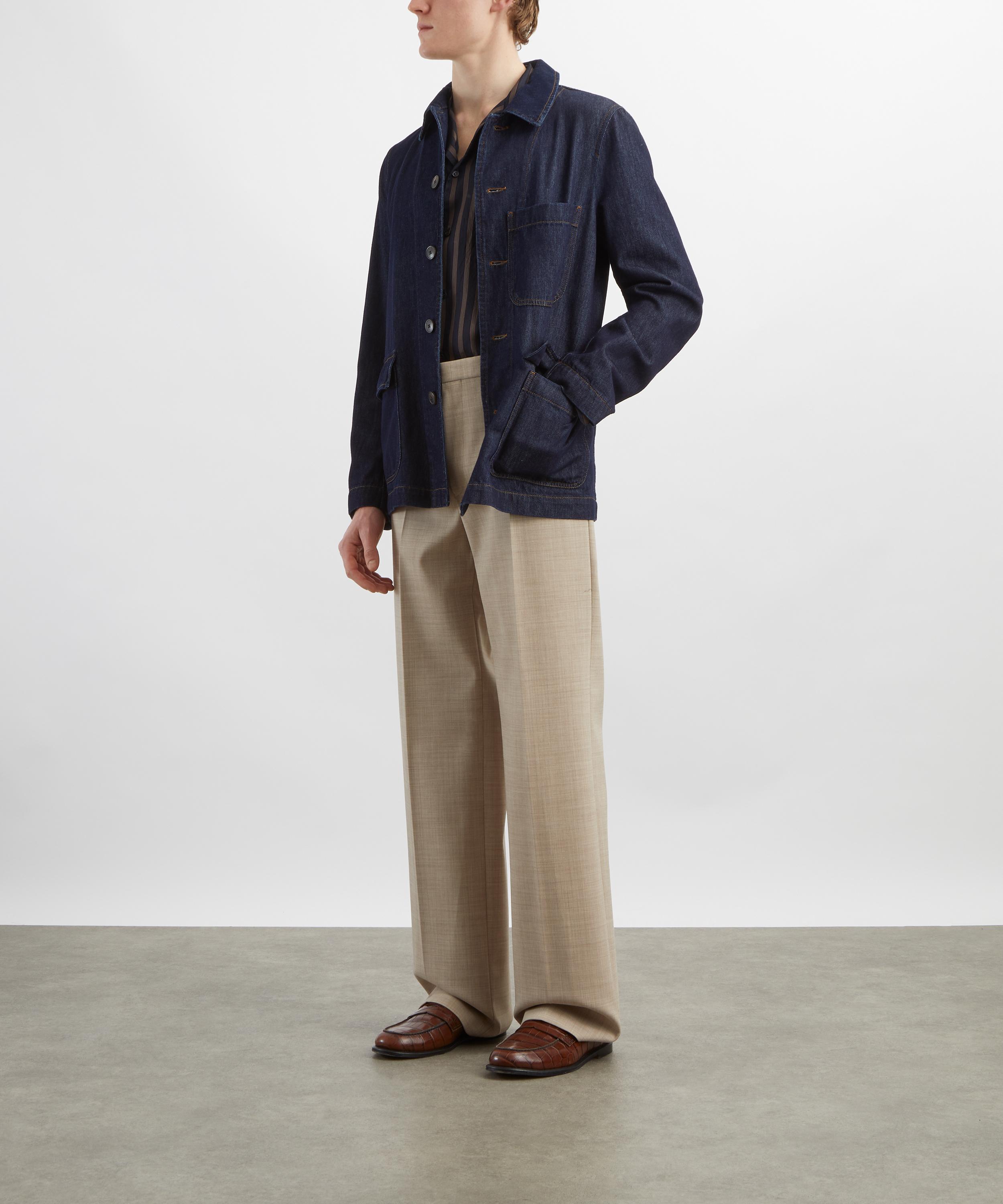 Dries Van Noten - Indigo Denim Chore Jacket image number 1