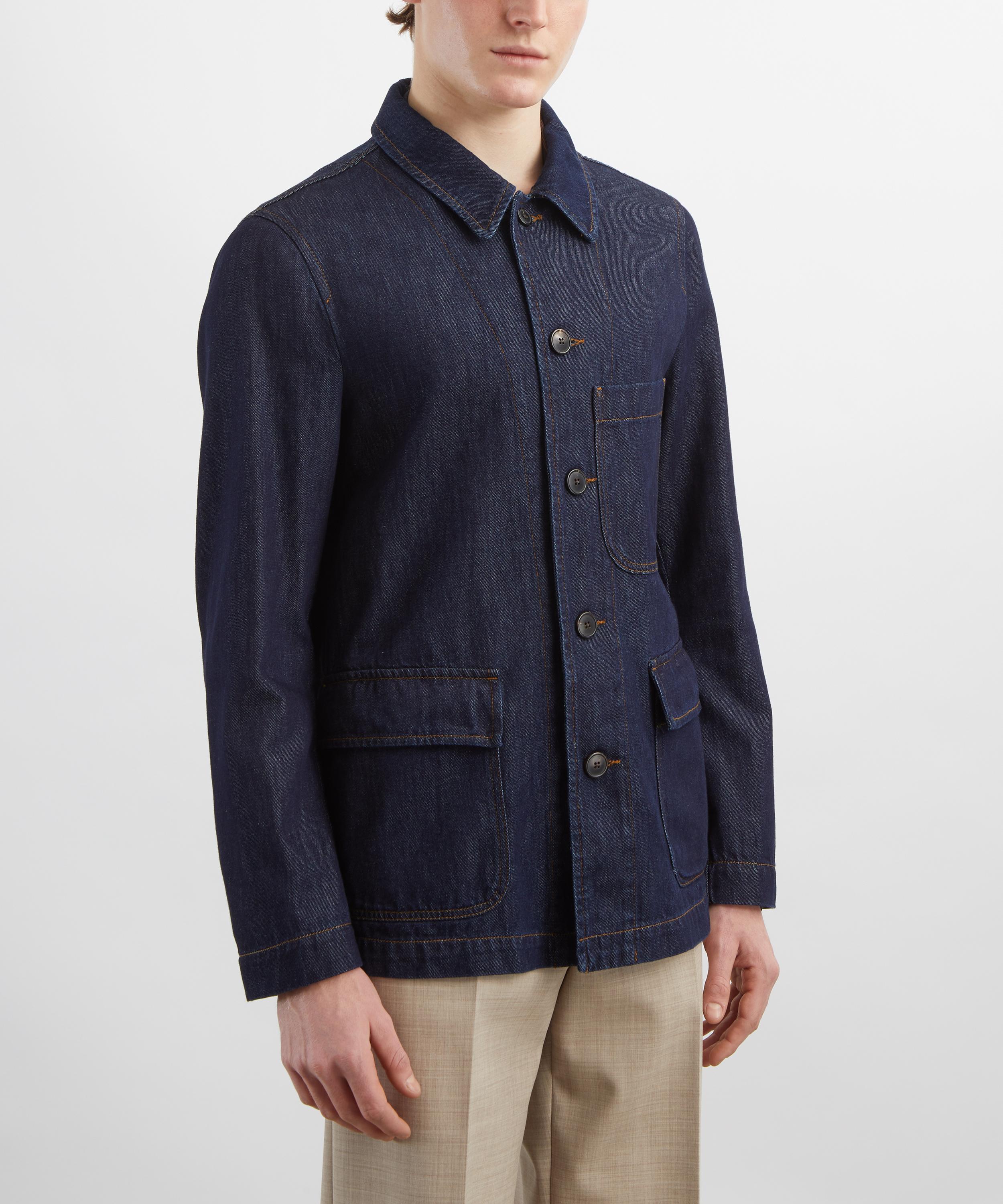 Dries Van Noten - Indigo Denim Chore Jacket image number 2