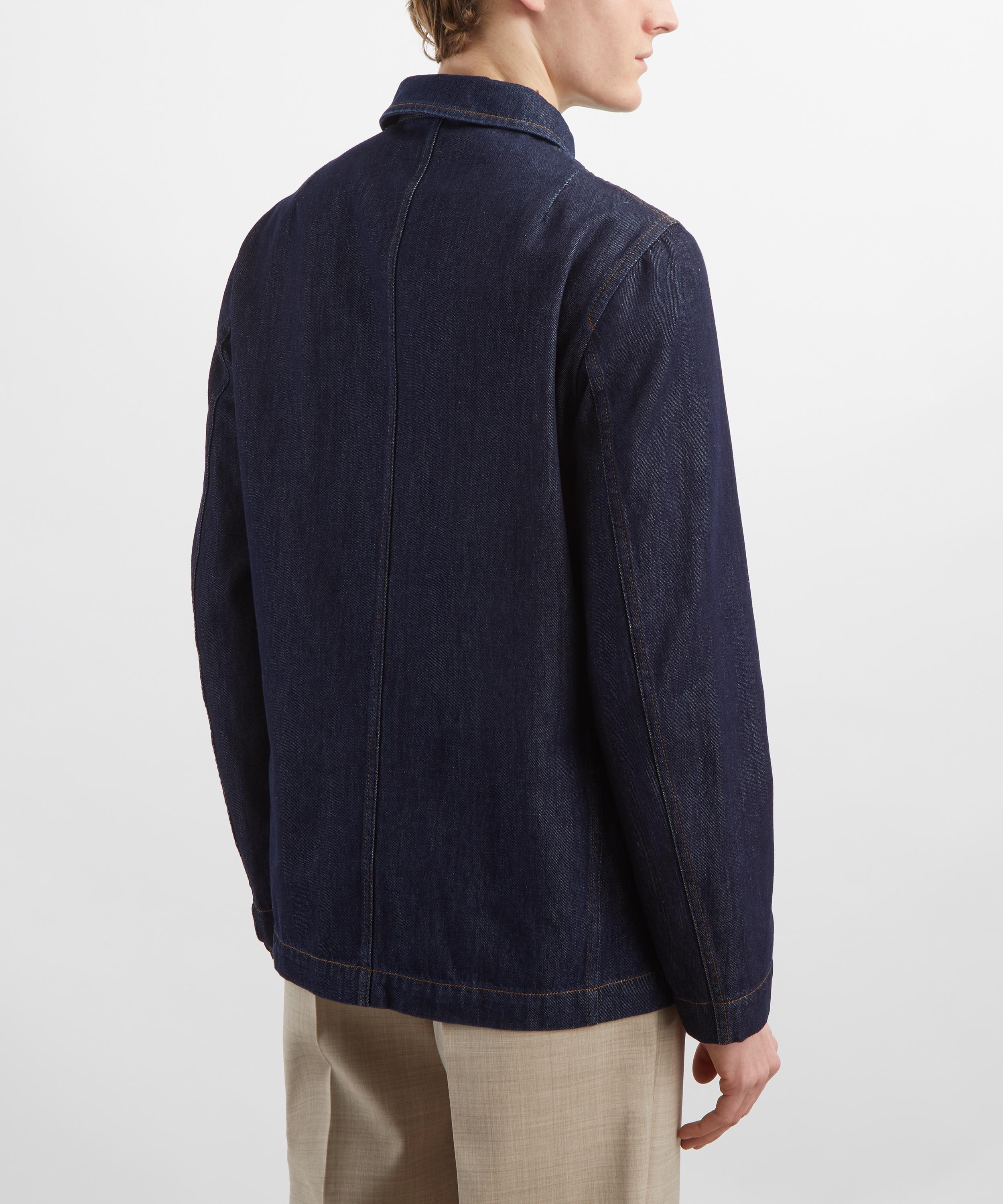 Dries Van Noten - Indigo Denim Chore Jacket image number 3