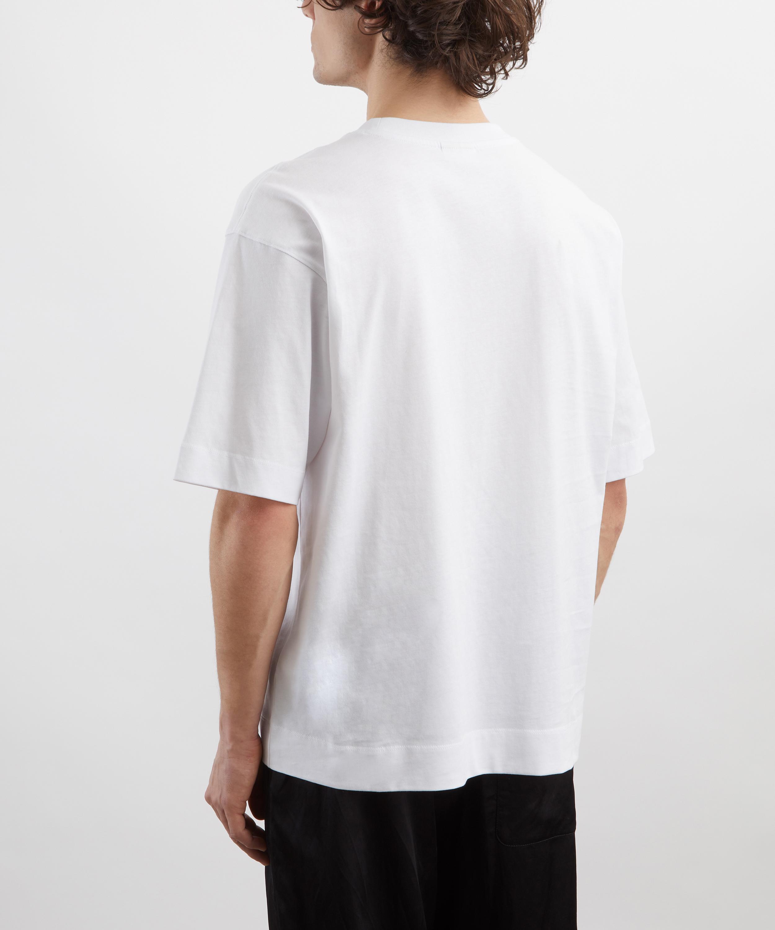Dries Van Noten - White Cotton T-Shirt image number 3