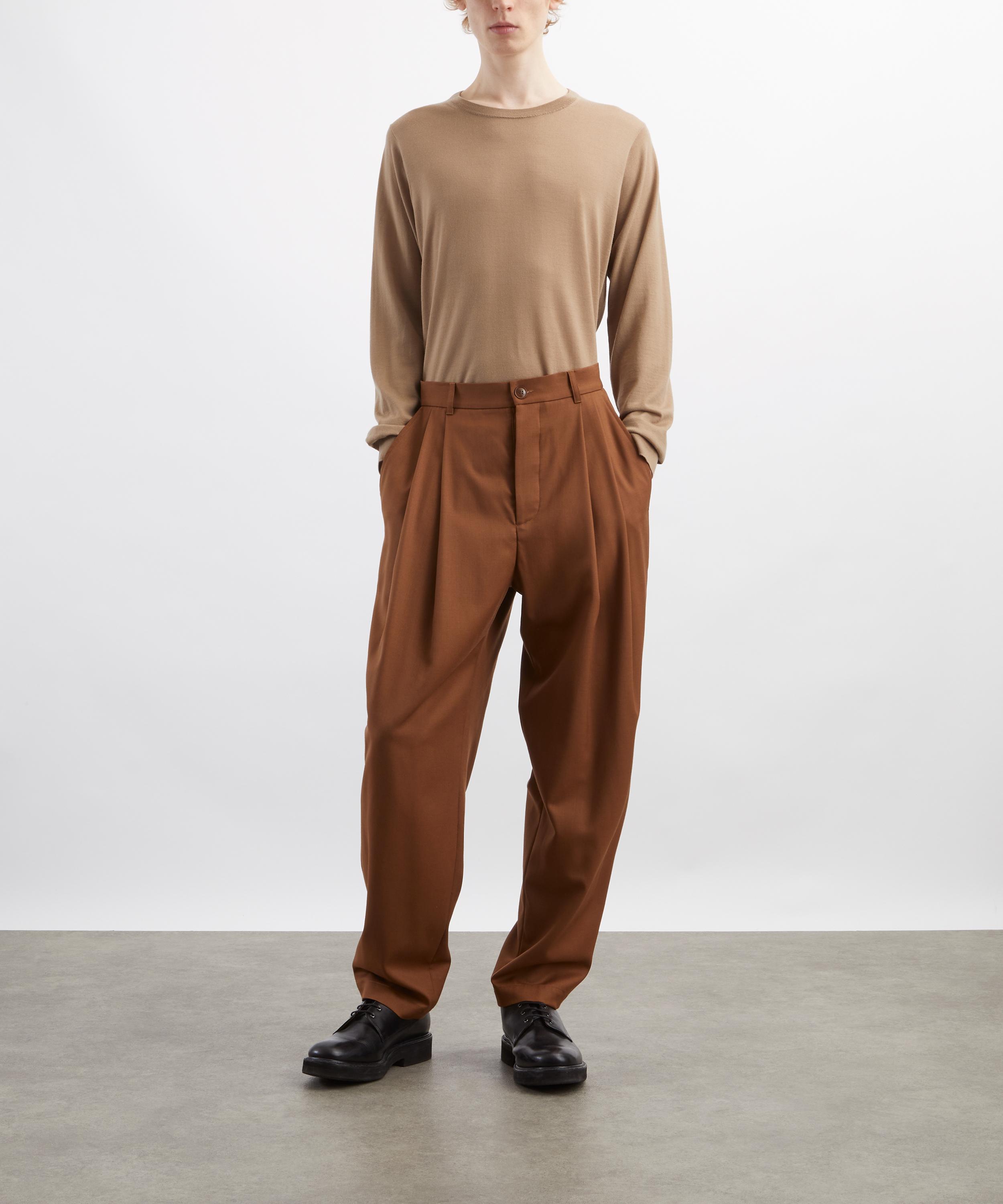 Dries Van Noten - Tan Cashmere Sweater image number 1