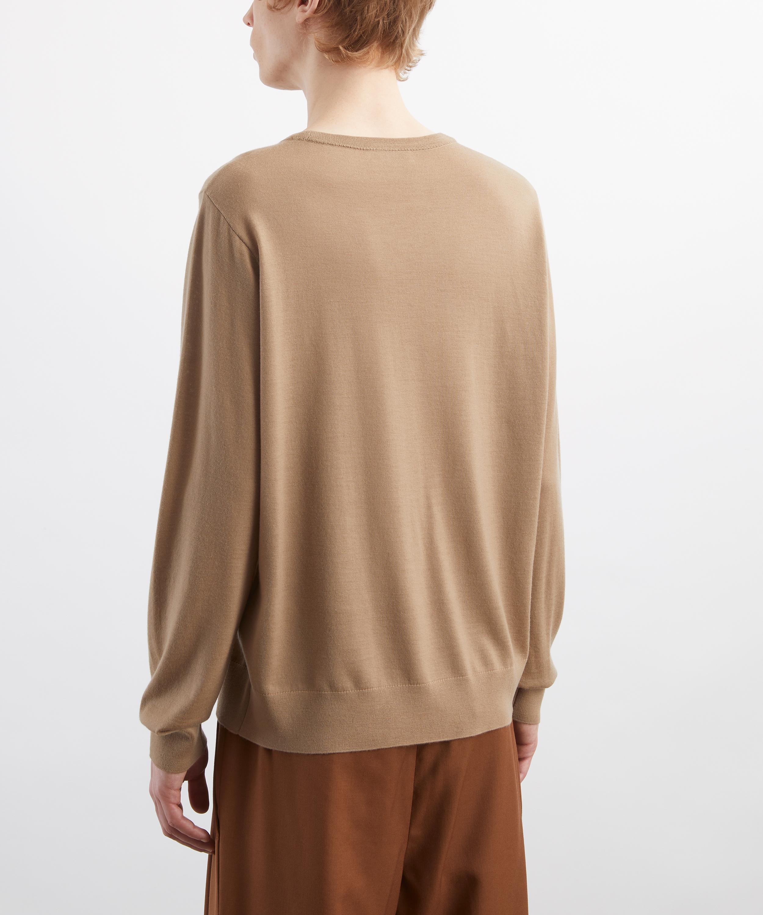 Dries Van Noten - Tan Cashmere Sweater image number 3
