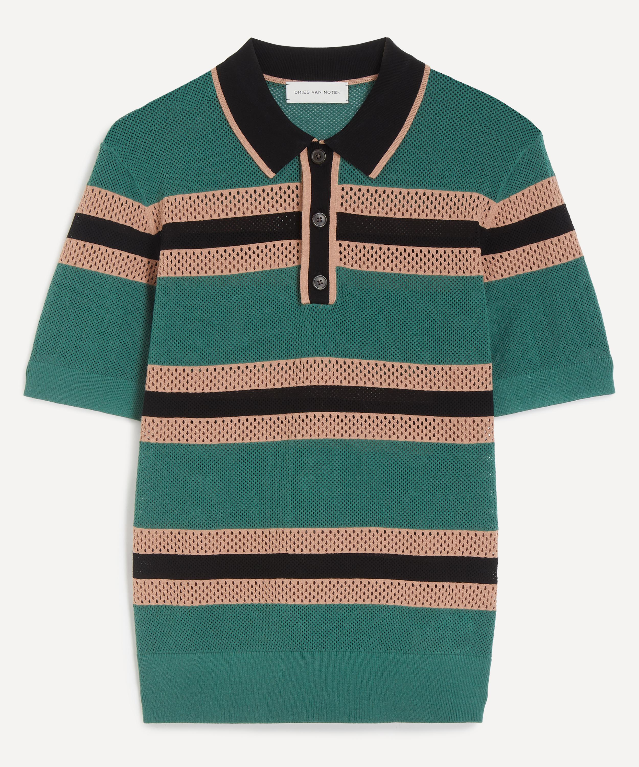 Dries Van Noten - Striped Polo Shirt