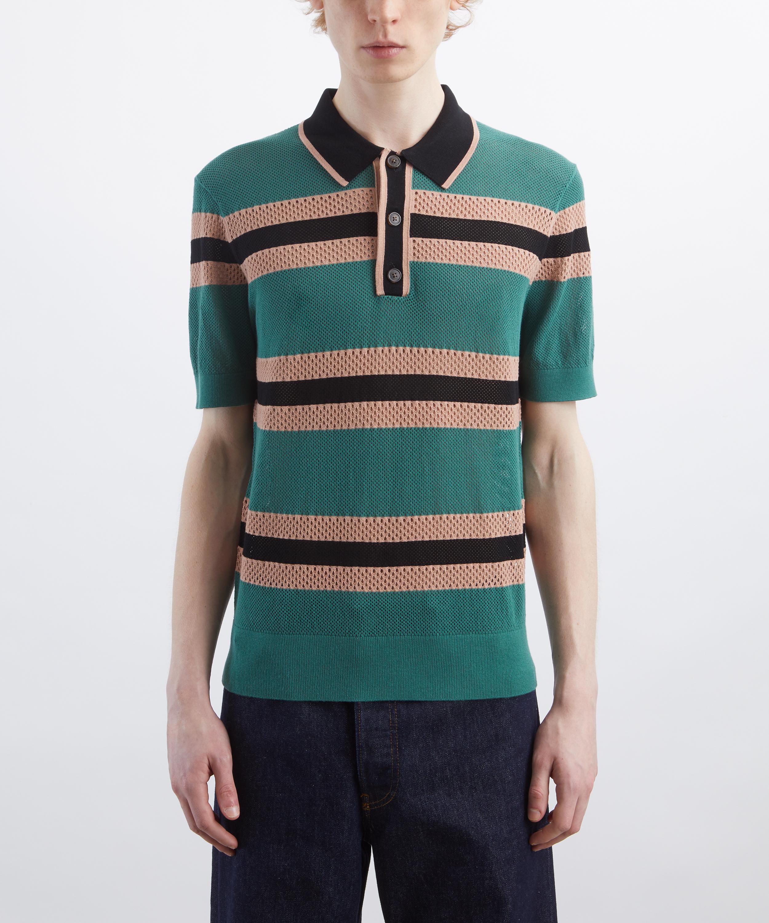 Dries Van Noten - Striped Polo Shirt image number 2
