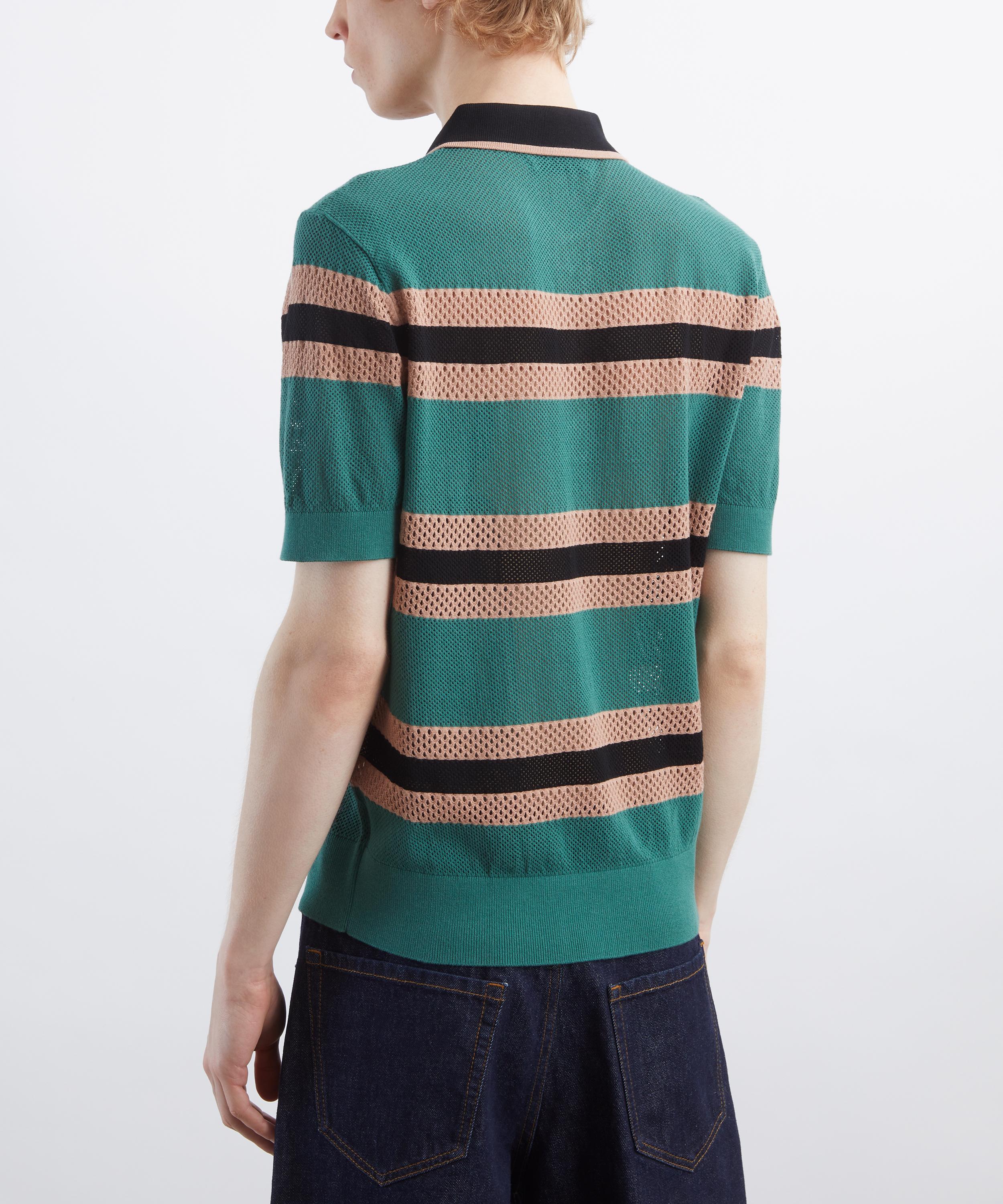 Dries Van Noten - Striped Polo Shirt image number 3
