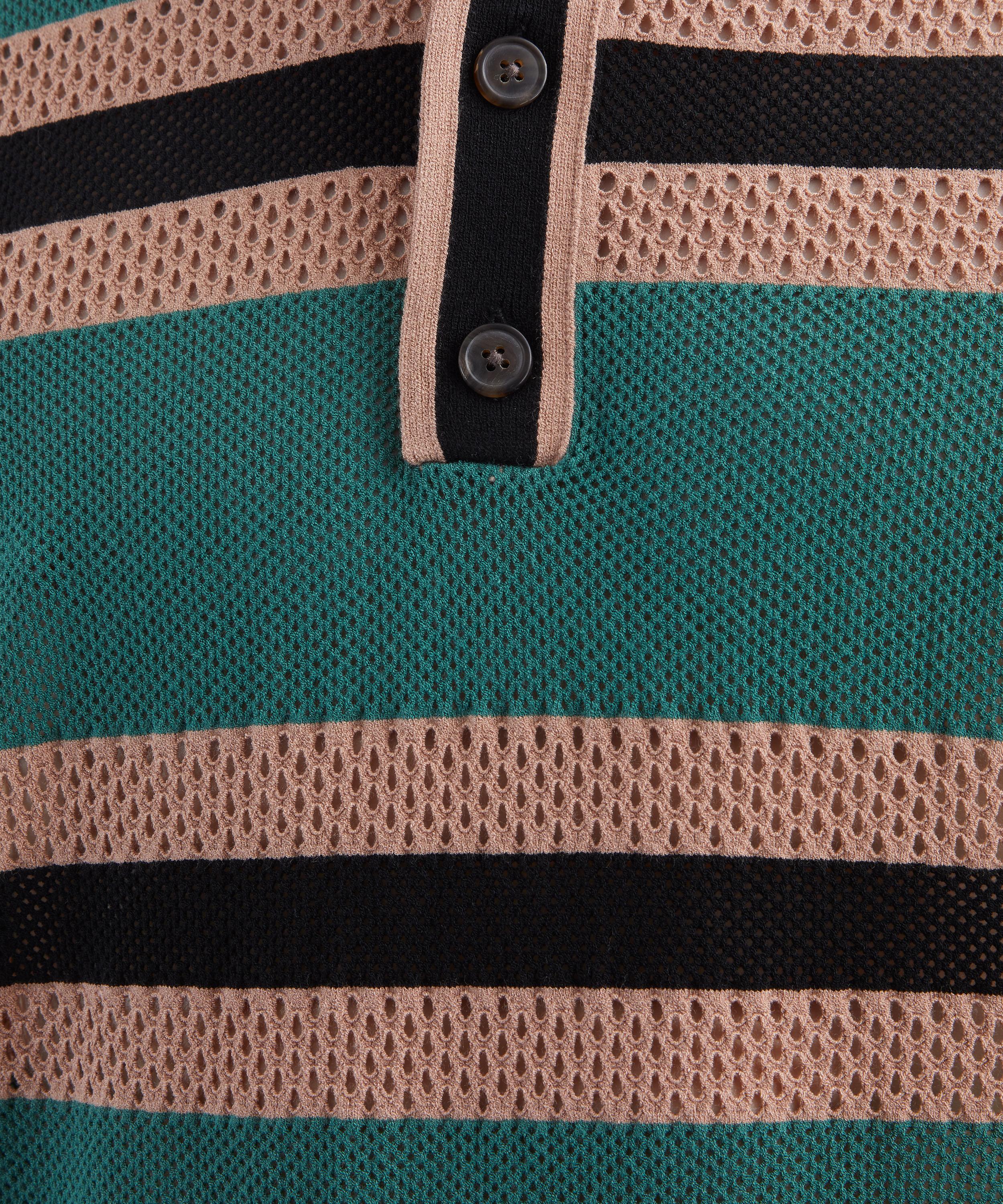 Dries Van Noten - Striped Polo Shirt image number 4