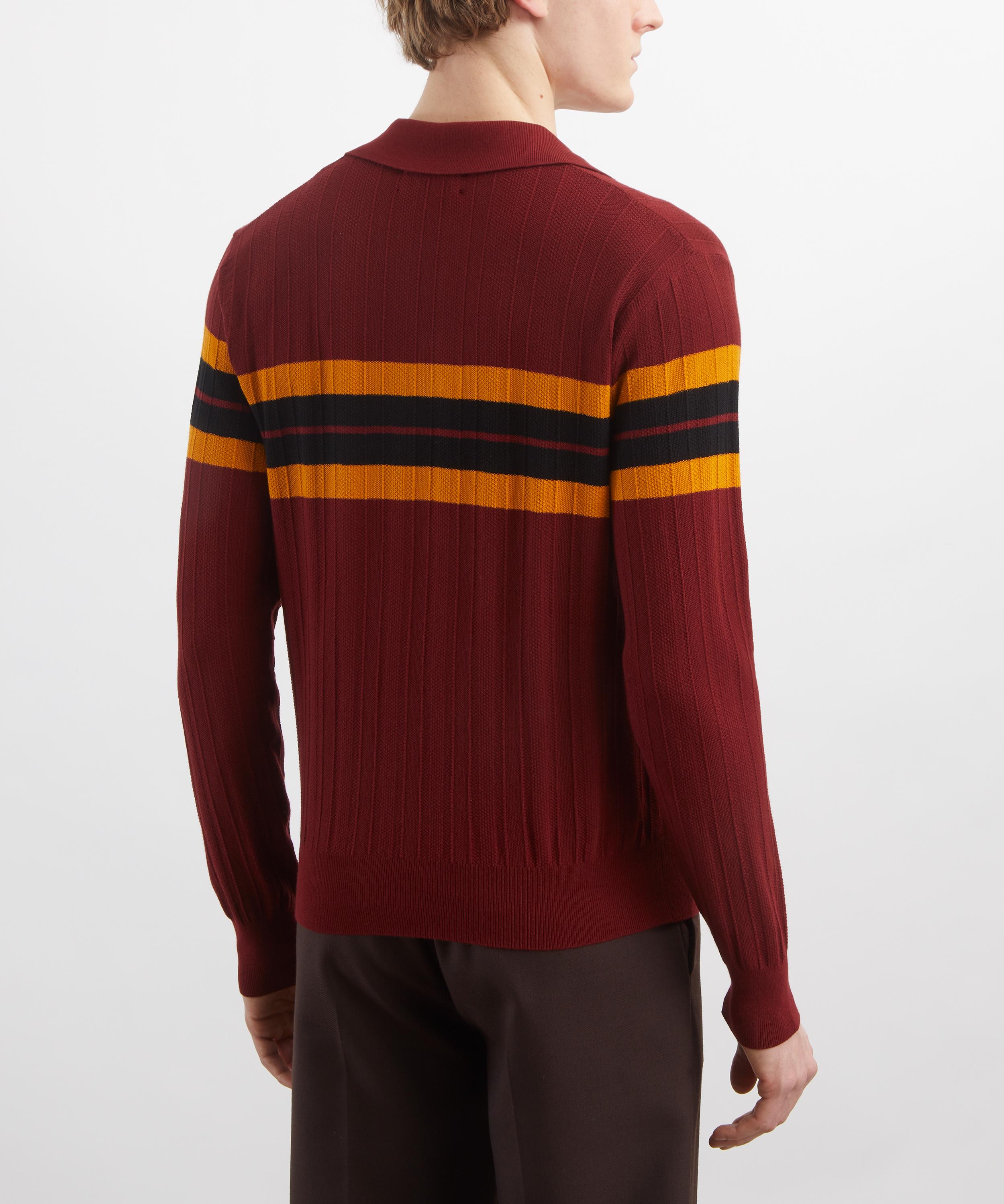 Dries Van Noten - Block Stripe Polo Shirt image number 3