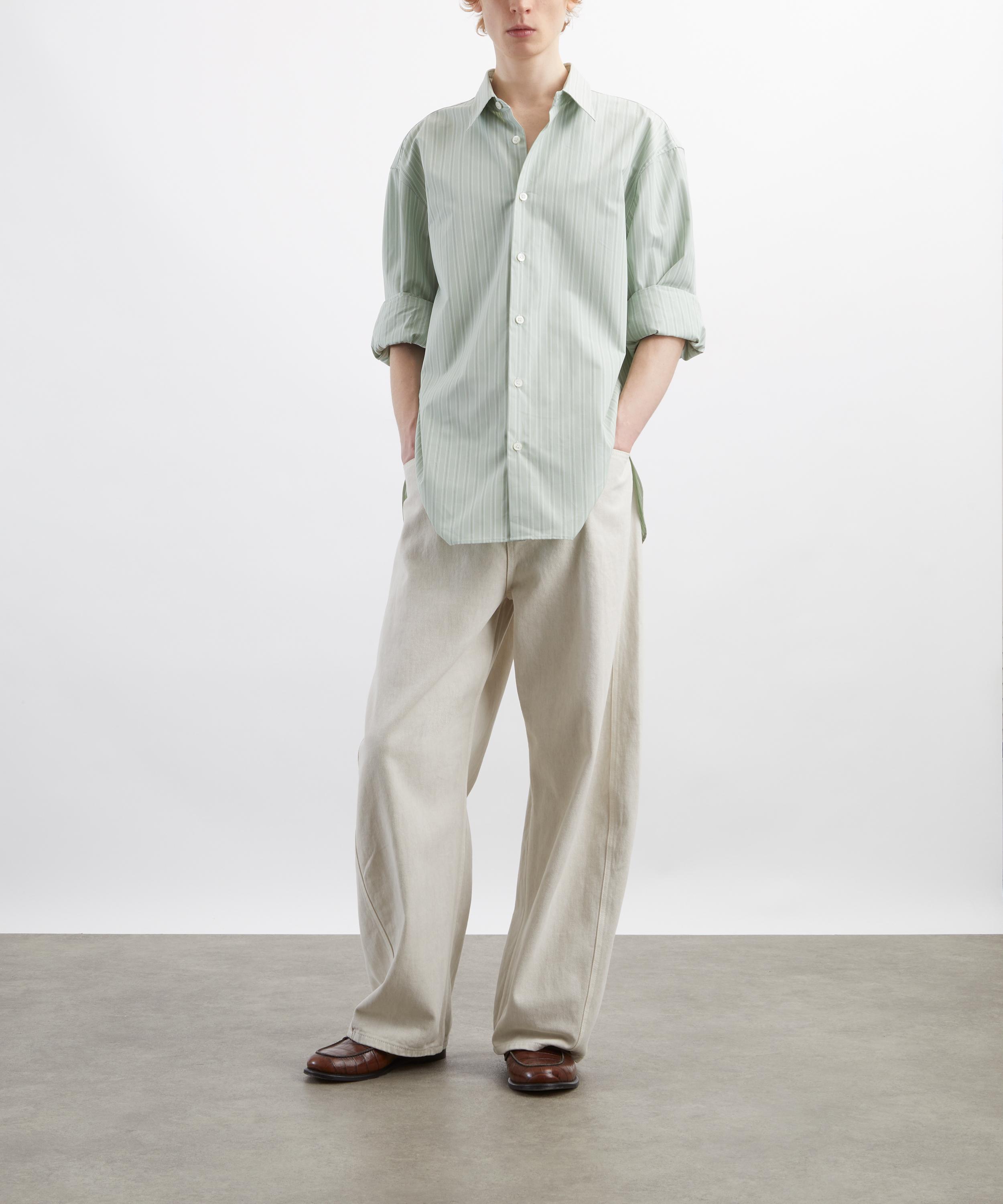 Dries Van Noten - Pistachio Cotton Shirt image number 1