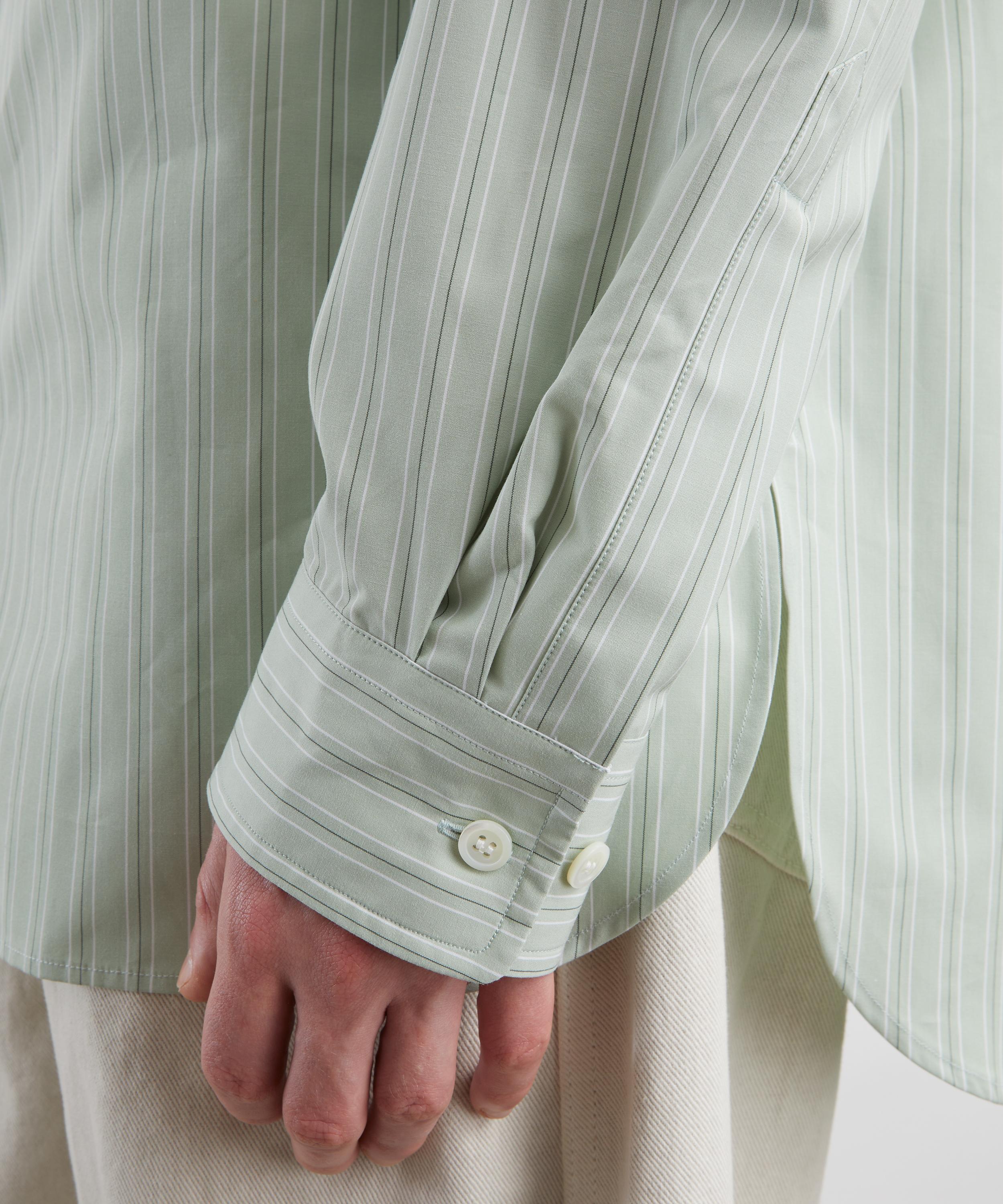 Dries Van Noten - Pistachio Cotton Shirt image number 4