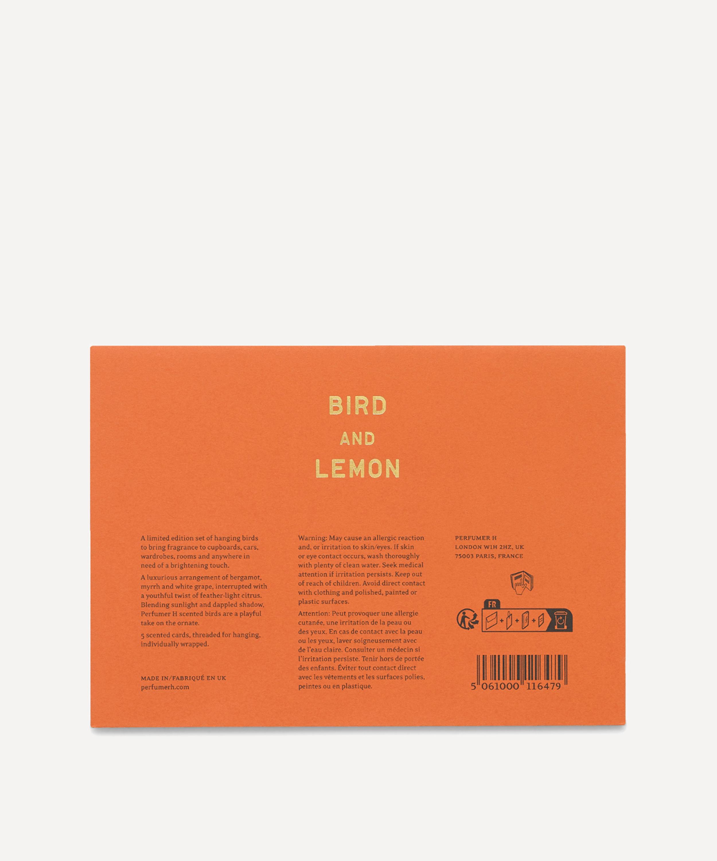 Perfumer H - Bird and Lemon Limited Edition Scented Cards Pack of 5 image number 1