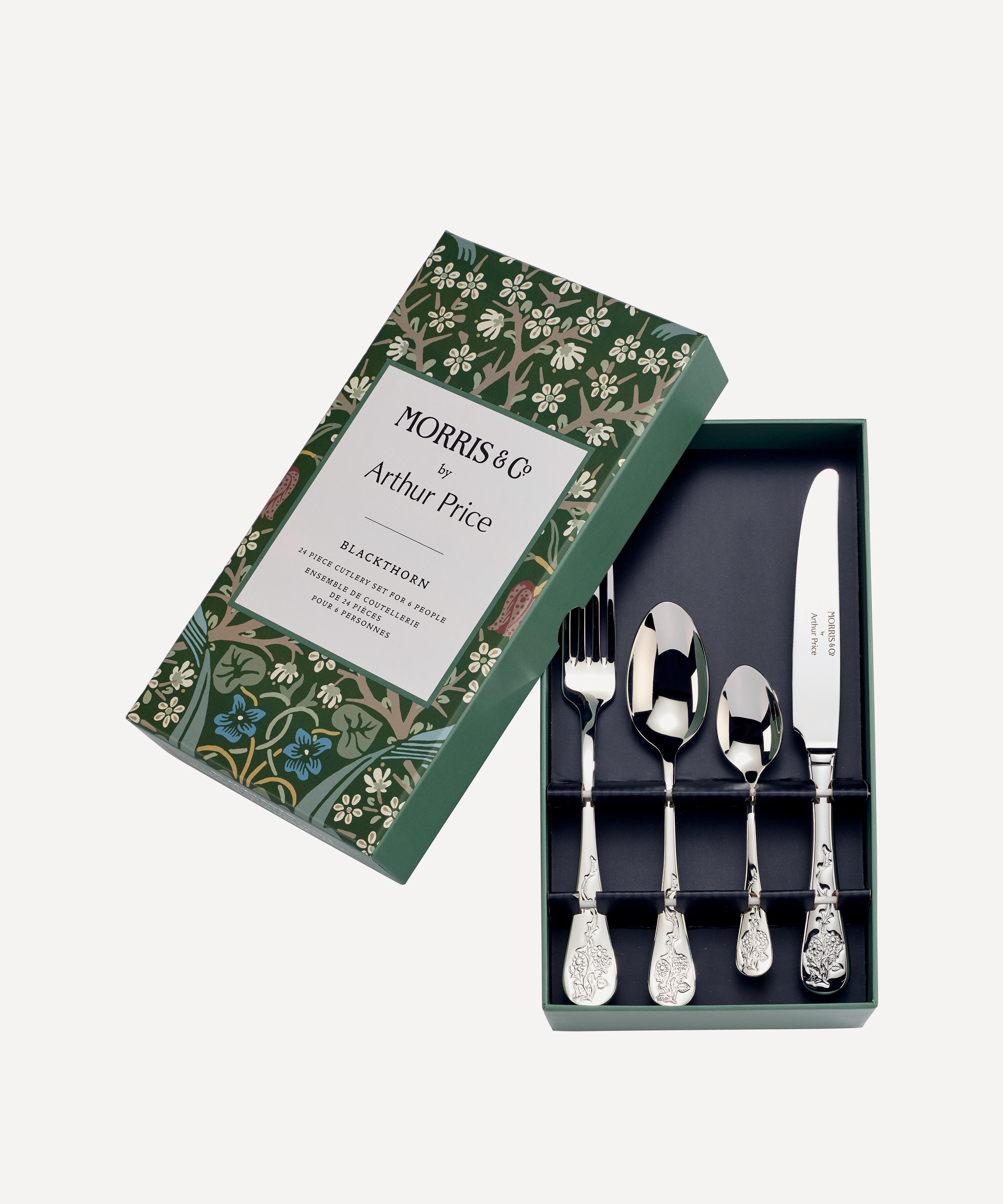 Arthur Price - Morris and Co. Blackthorn 24-Piece Boxed Cutlery Set image number 3