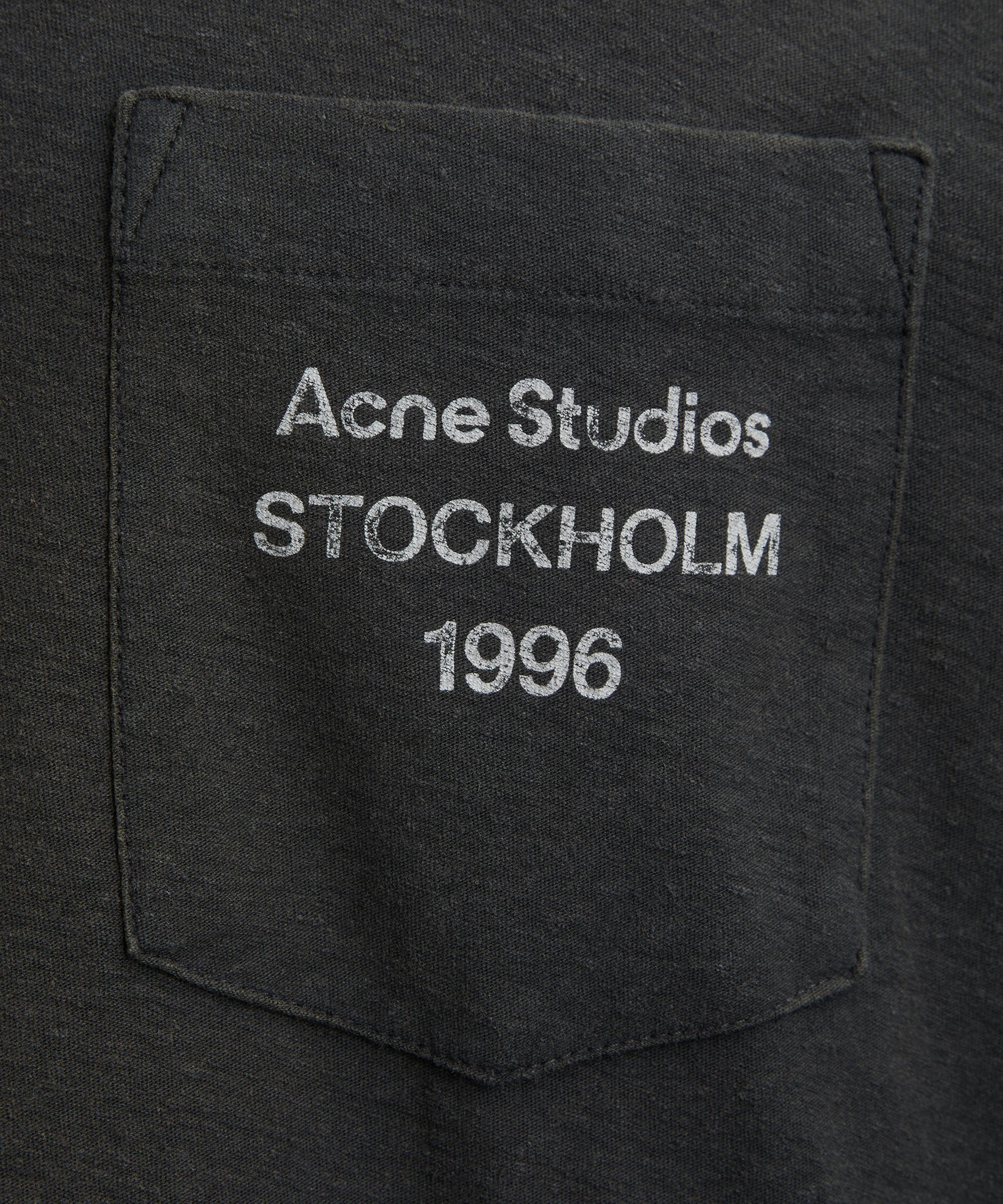 Acne Studios - Logo Long-Sleeve T-Shirt image number 4