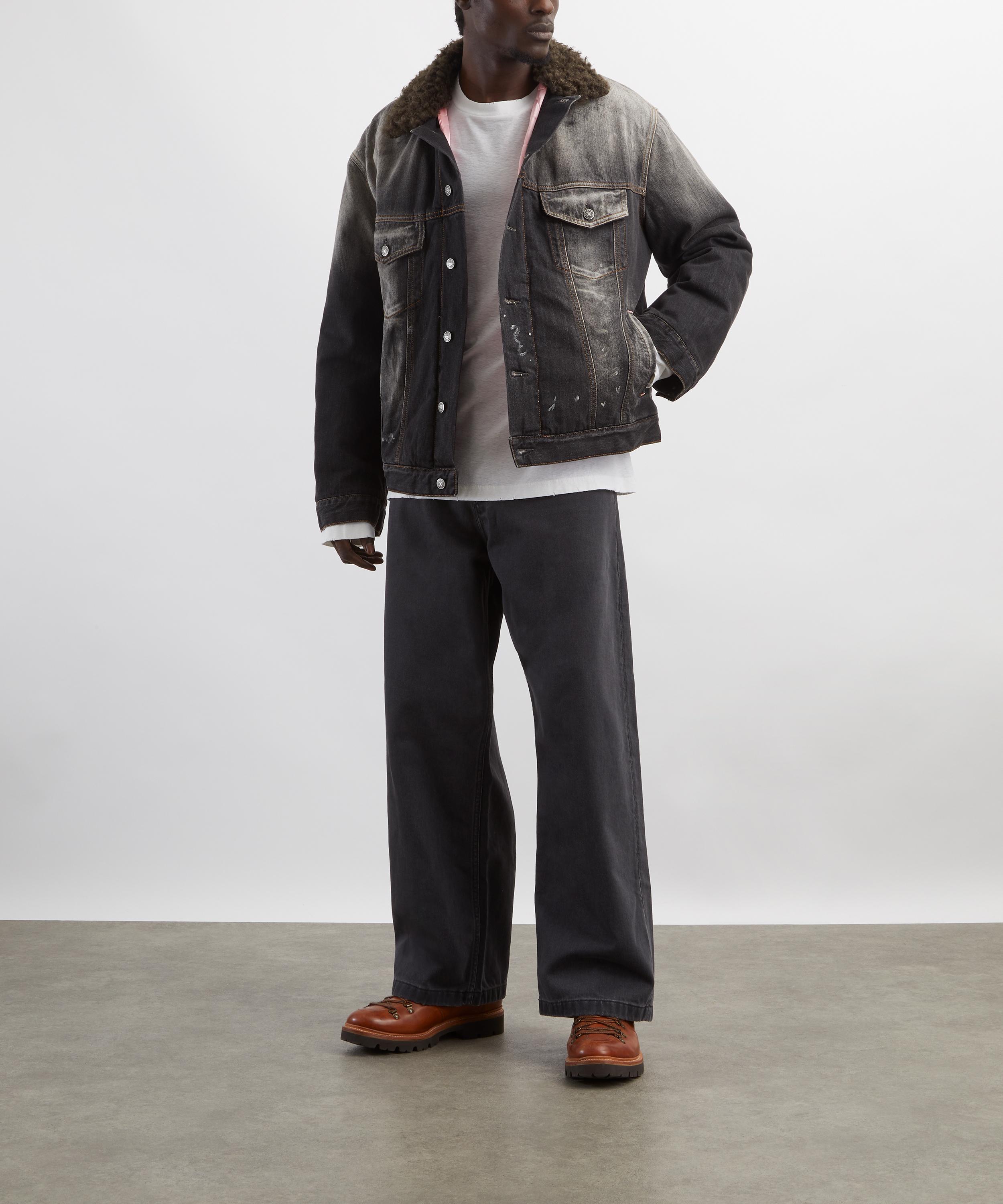 Acne Studios - Faux-Shearling Denim Jacket image number 1