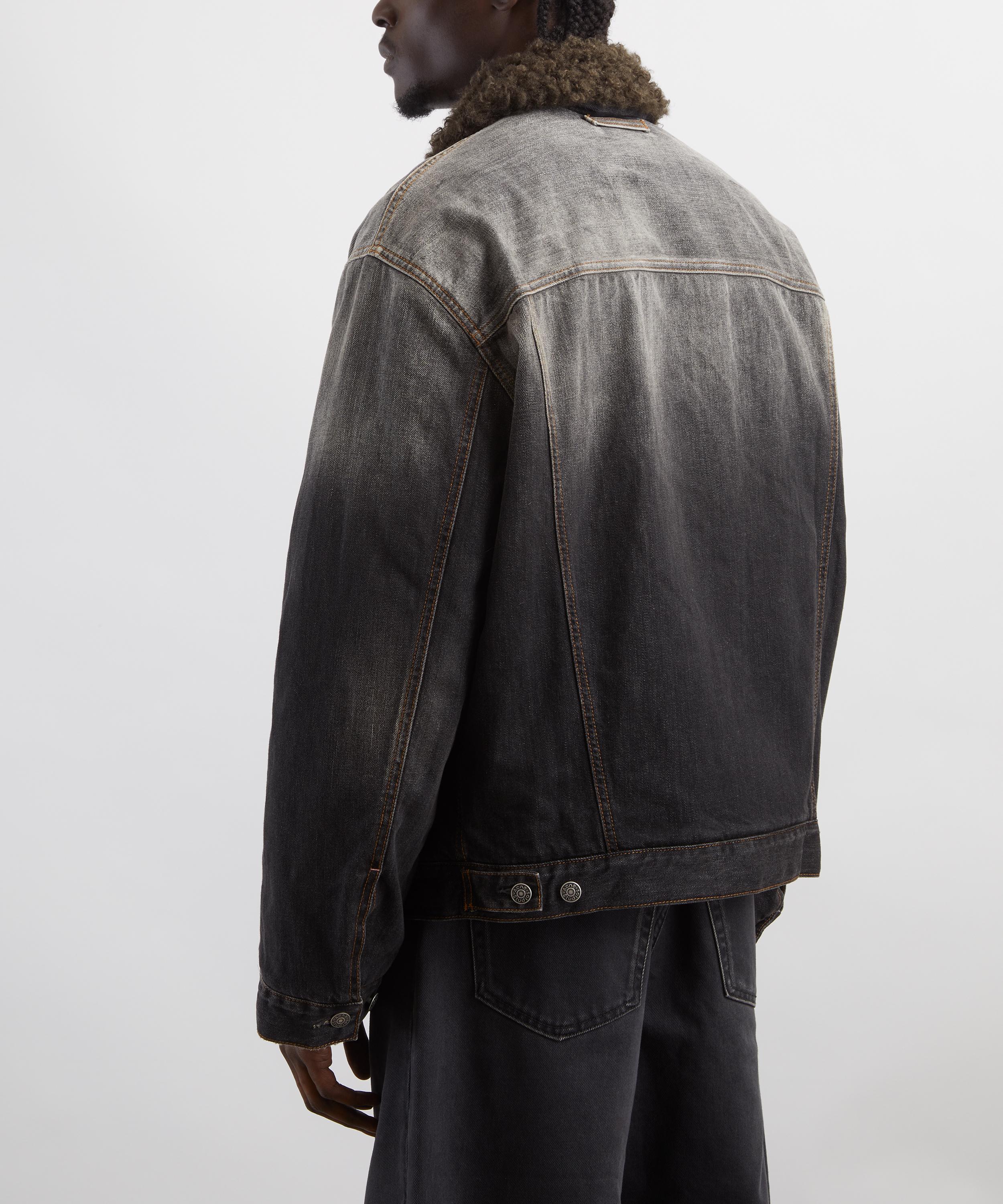 Acne Studios - Faux-Shearling Denim Jacket image number 3