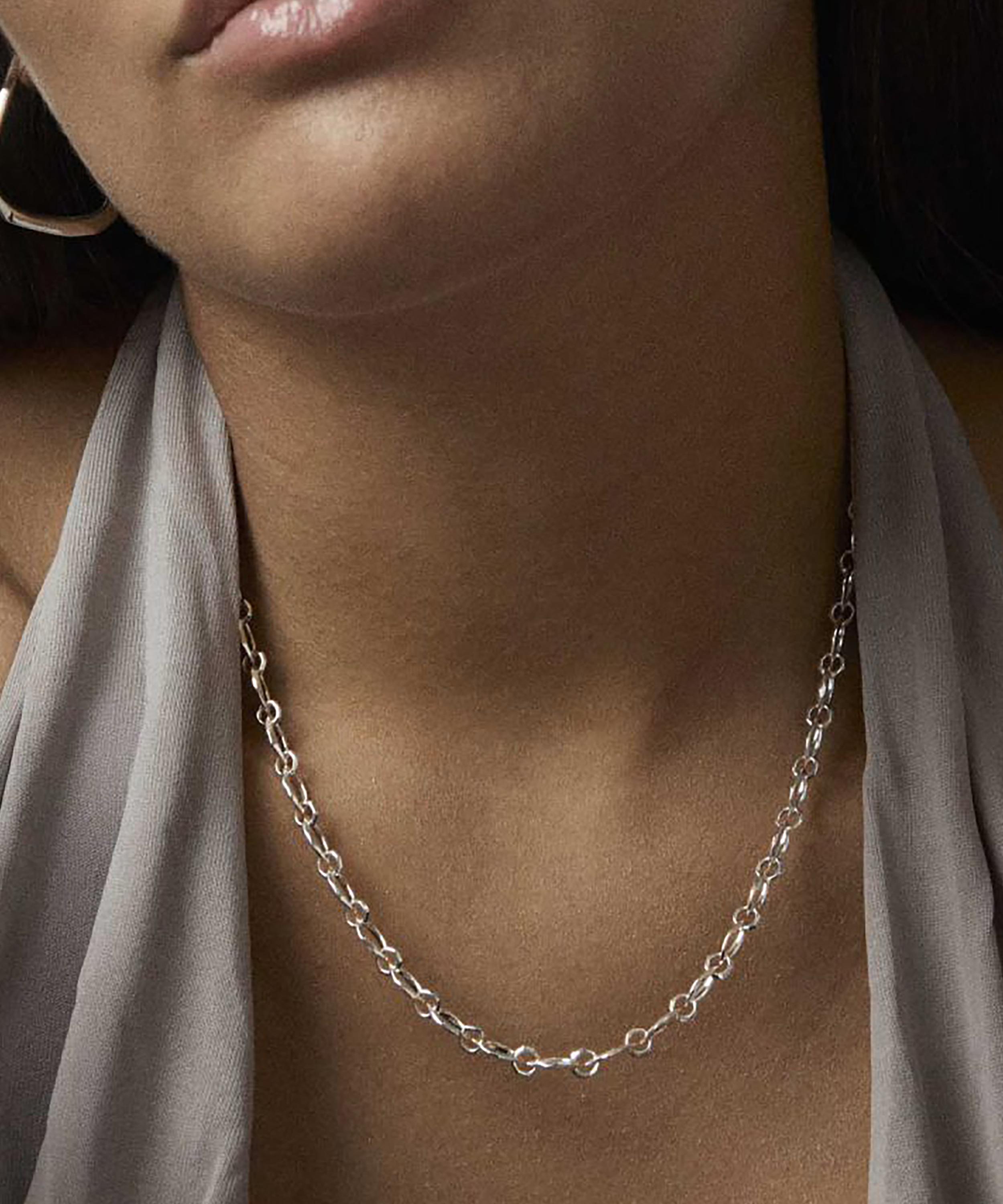 Dinny Hall - Sterling Silver Thalassa Chain Link Necklace image number 1