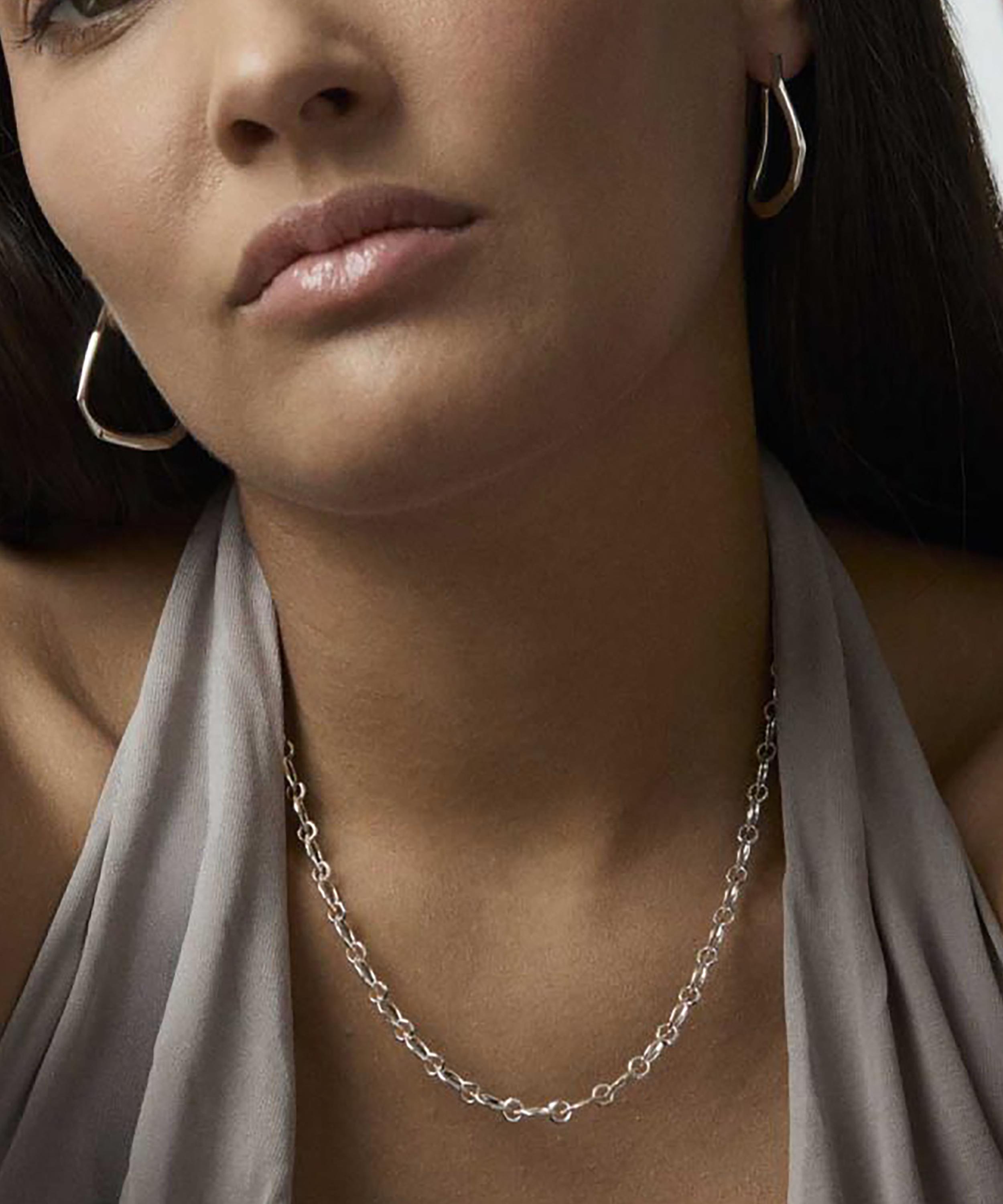 Dinny Hall - Sterling Silver Thalassa Chain Link Necklace image number 2