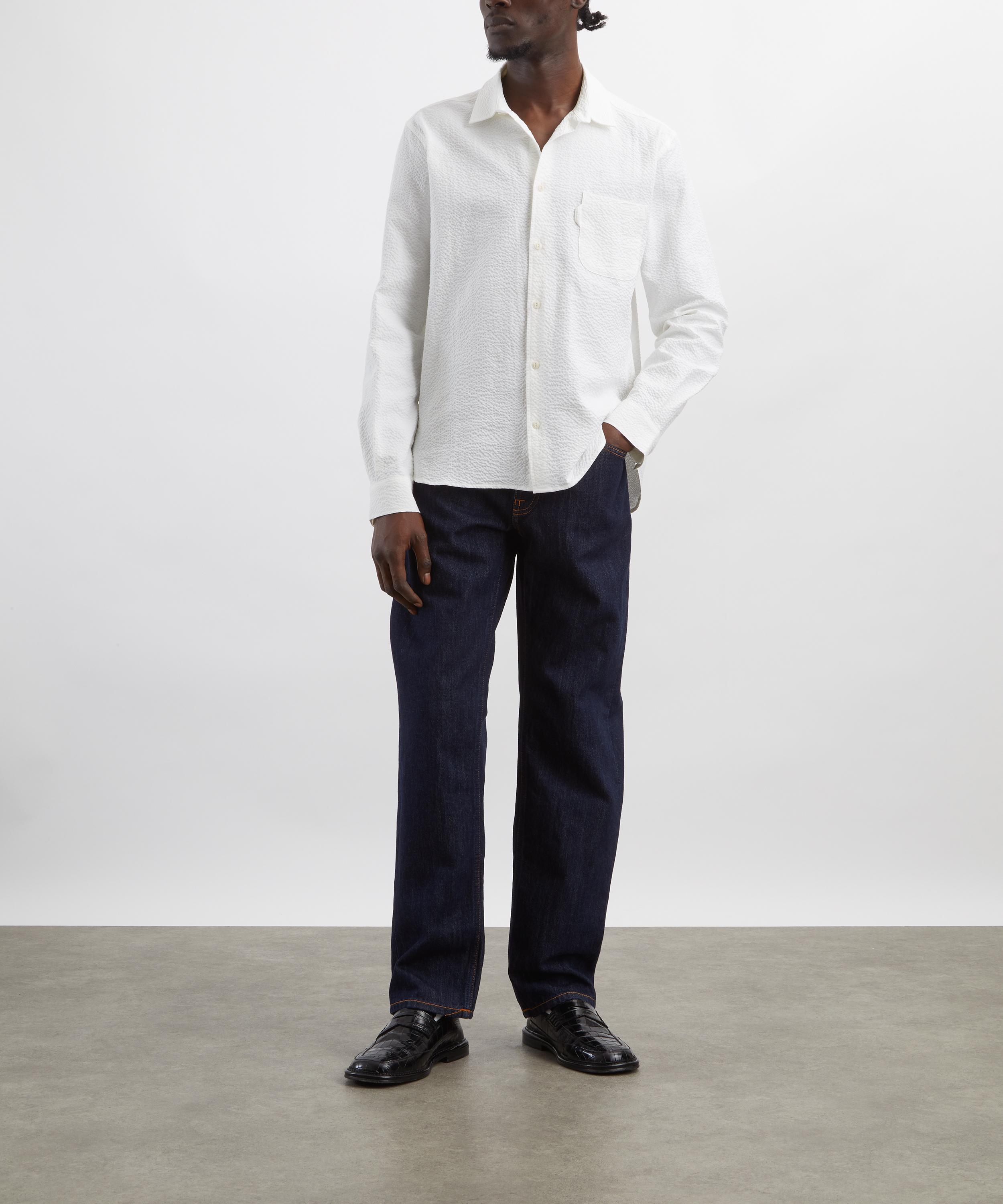 YMC - Seersucker Long-Sleeve Shirt image number 1