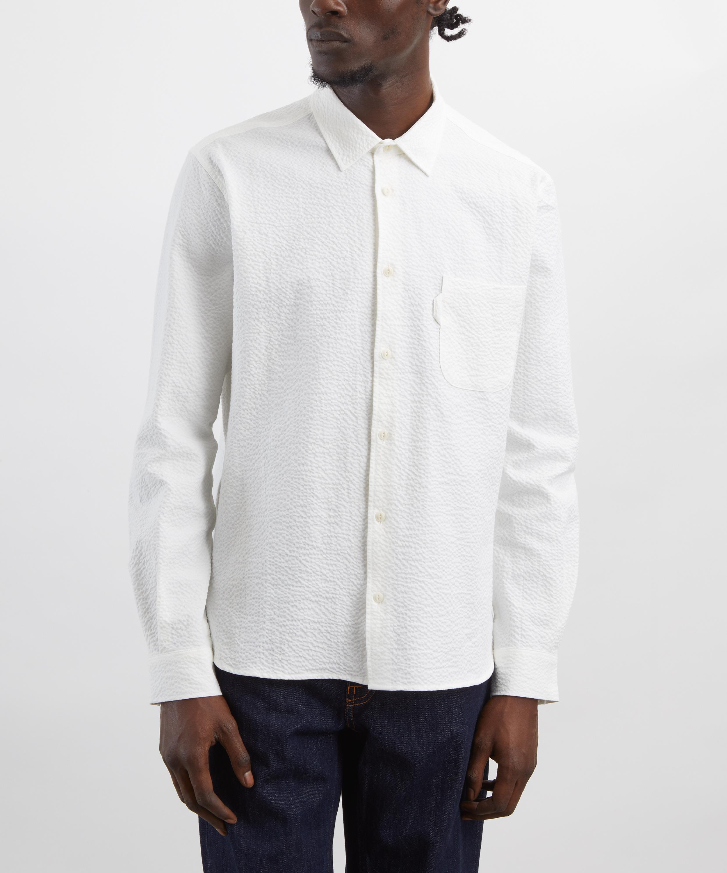 YMC - Seersucker Long-Sleeve Shirt image number 3