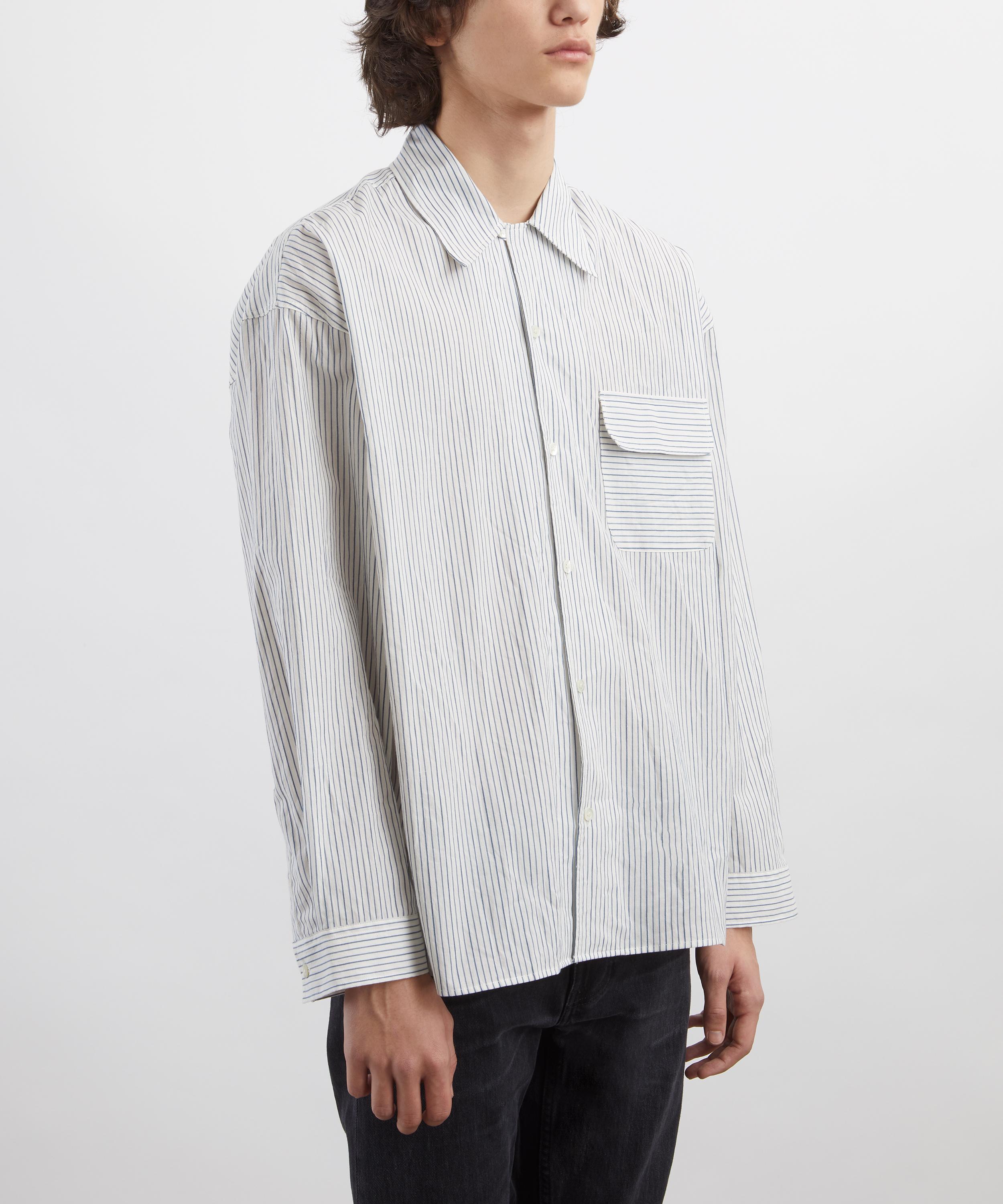 YMC - Wray Pinstripe Shirt image number 2