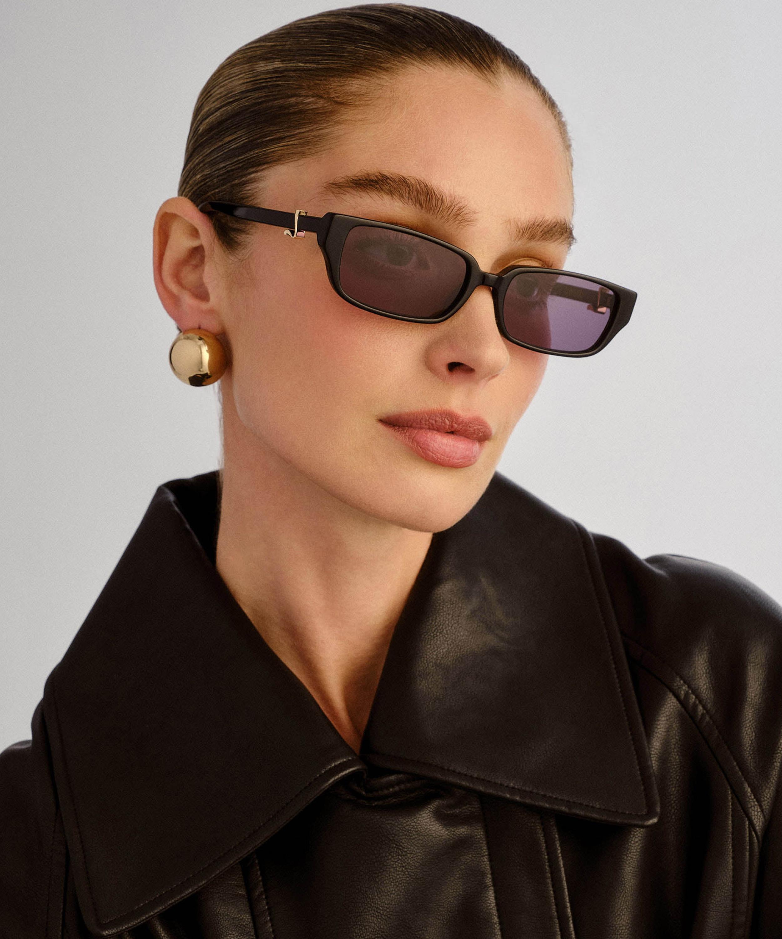 Luv Lou - Phoebe Rectangle Sunglasses image number 1