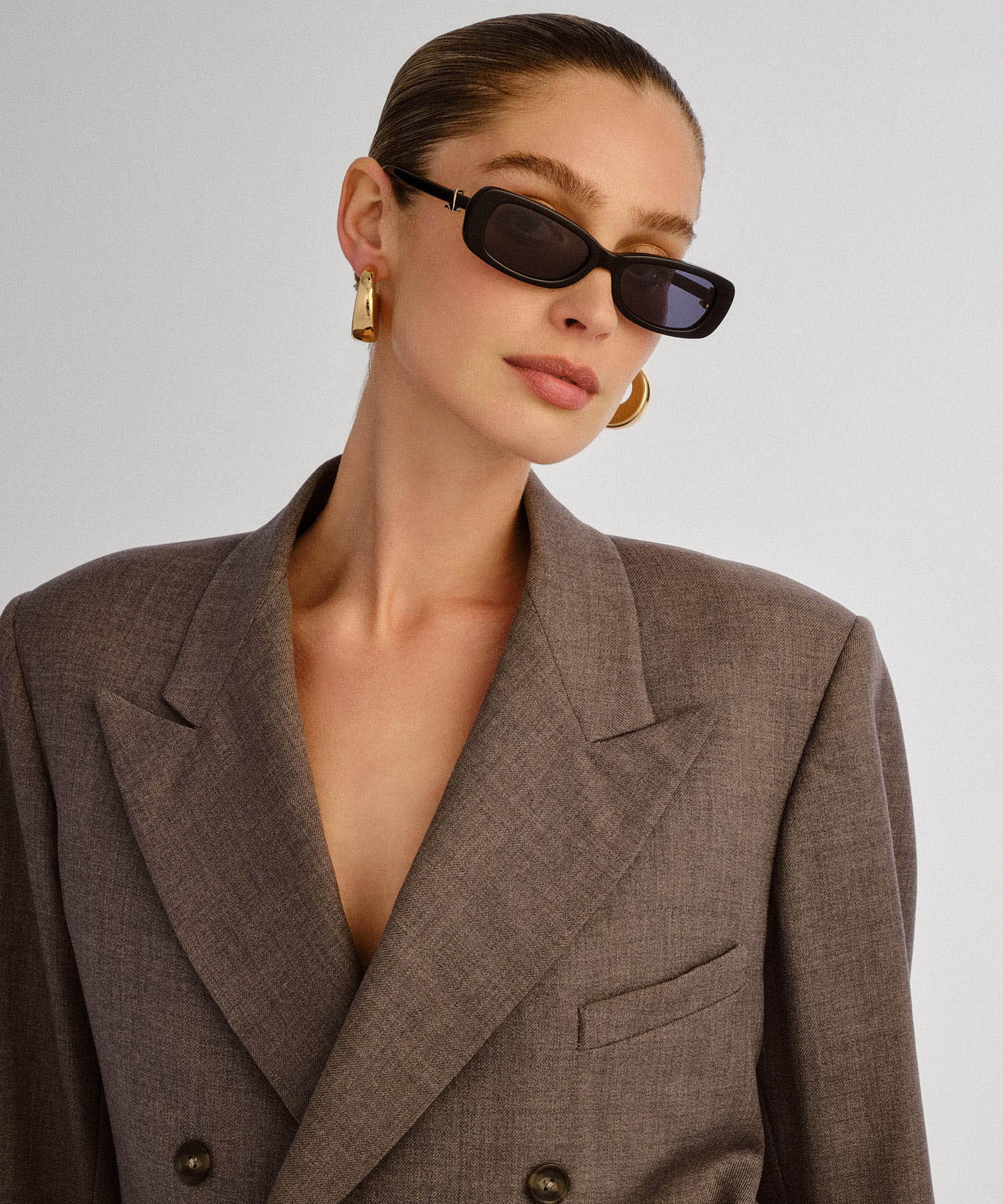 Luv Lou - Bella Rectangle Sunglasses image number 1