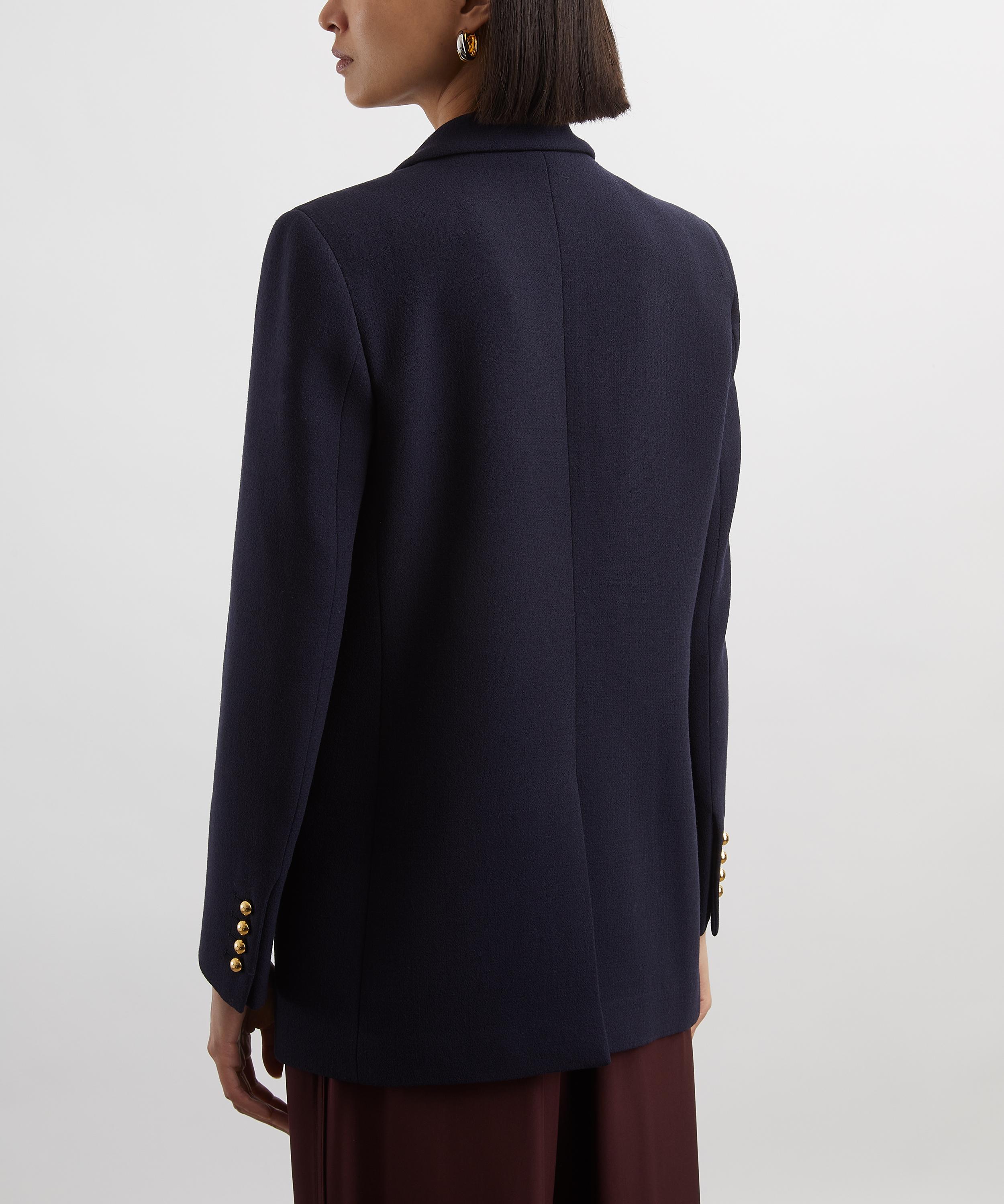 BLAZÉ Milano - Navy Resolute Double-Breasted Blazer image number 3
