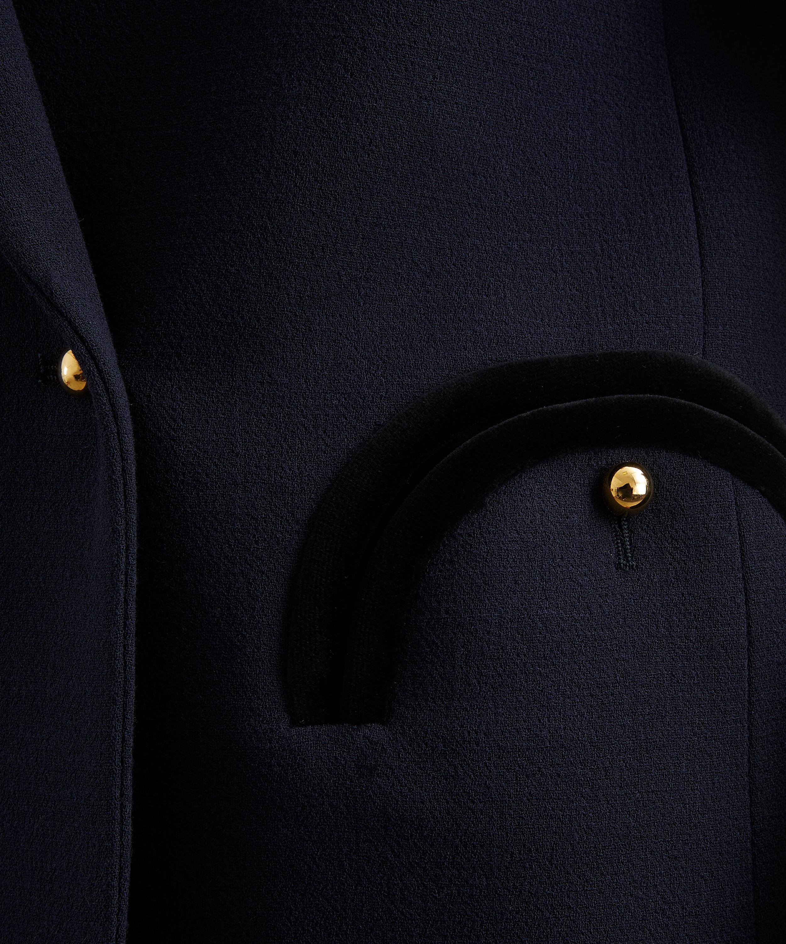BLAZÉ Milano - Navy Resolute Double-Breasted Blazer image number 4
