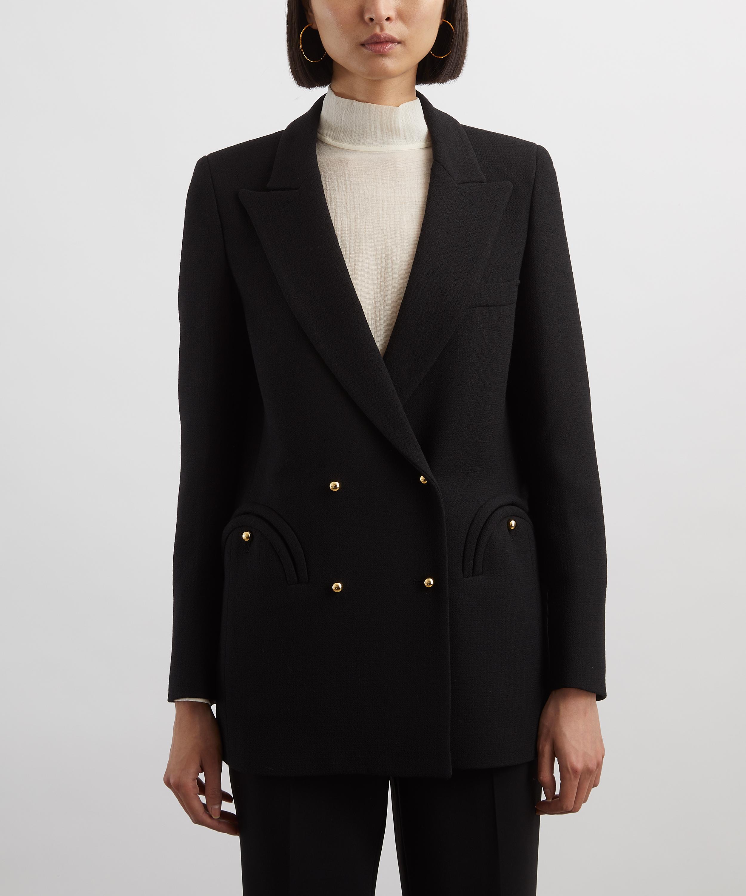 BLAZÉ Milano - Black Resolute Double-Breasted Blazer image number 2