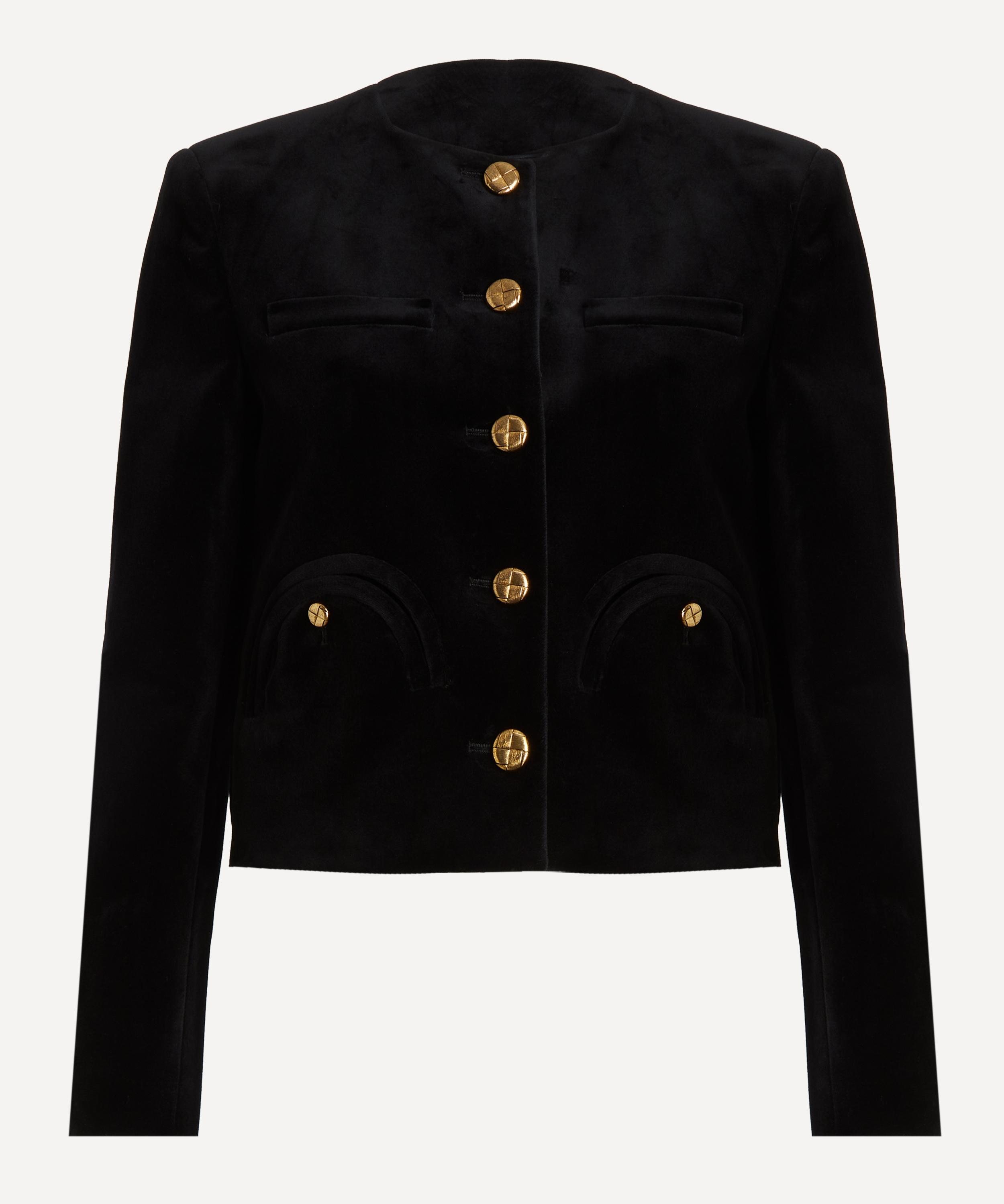 BLAZÉ Milano - Jealousy Black Velvet Bolero Jacket
