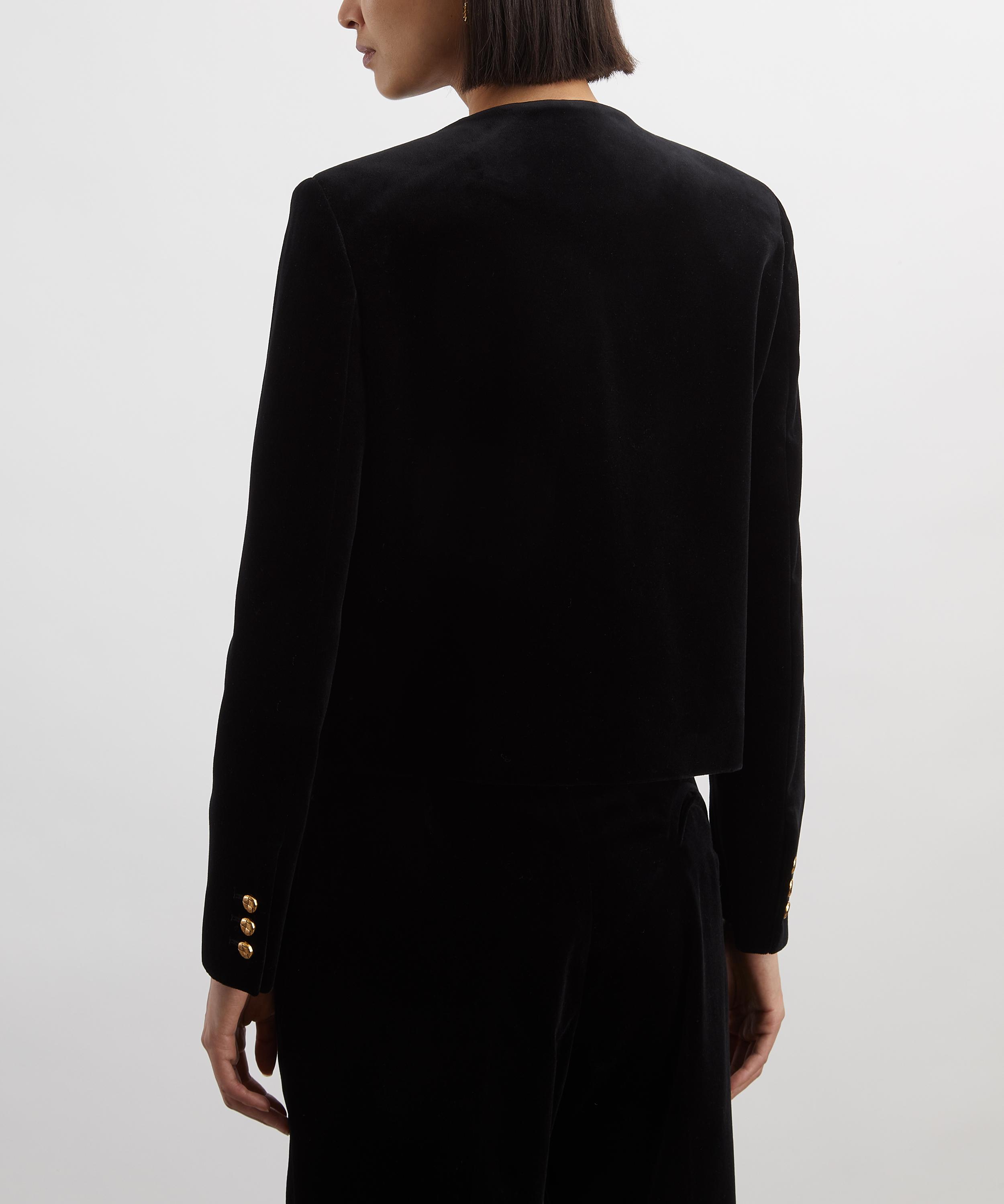 BLAZÉ Milano - Jealousy Black Velvet Bolero Jacket image number 3