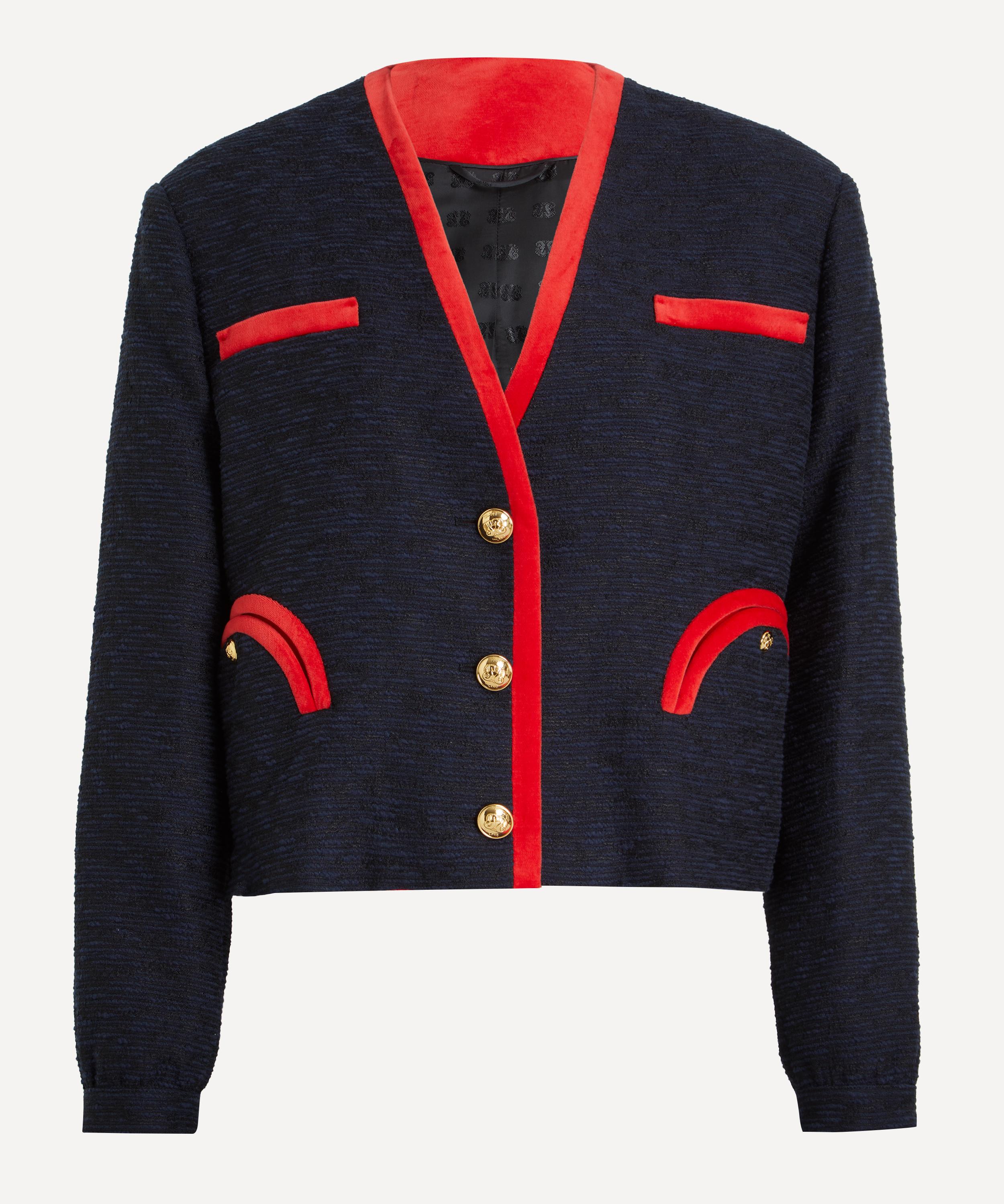 BLAZ&Eacute; Milano - Riviera Esence Navy Bolero Jacket