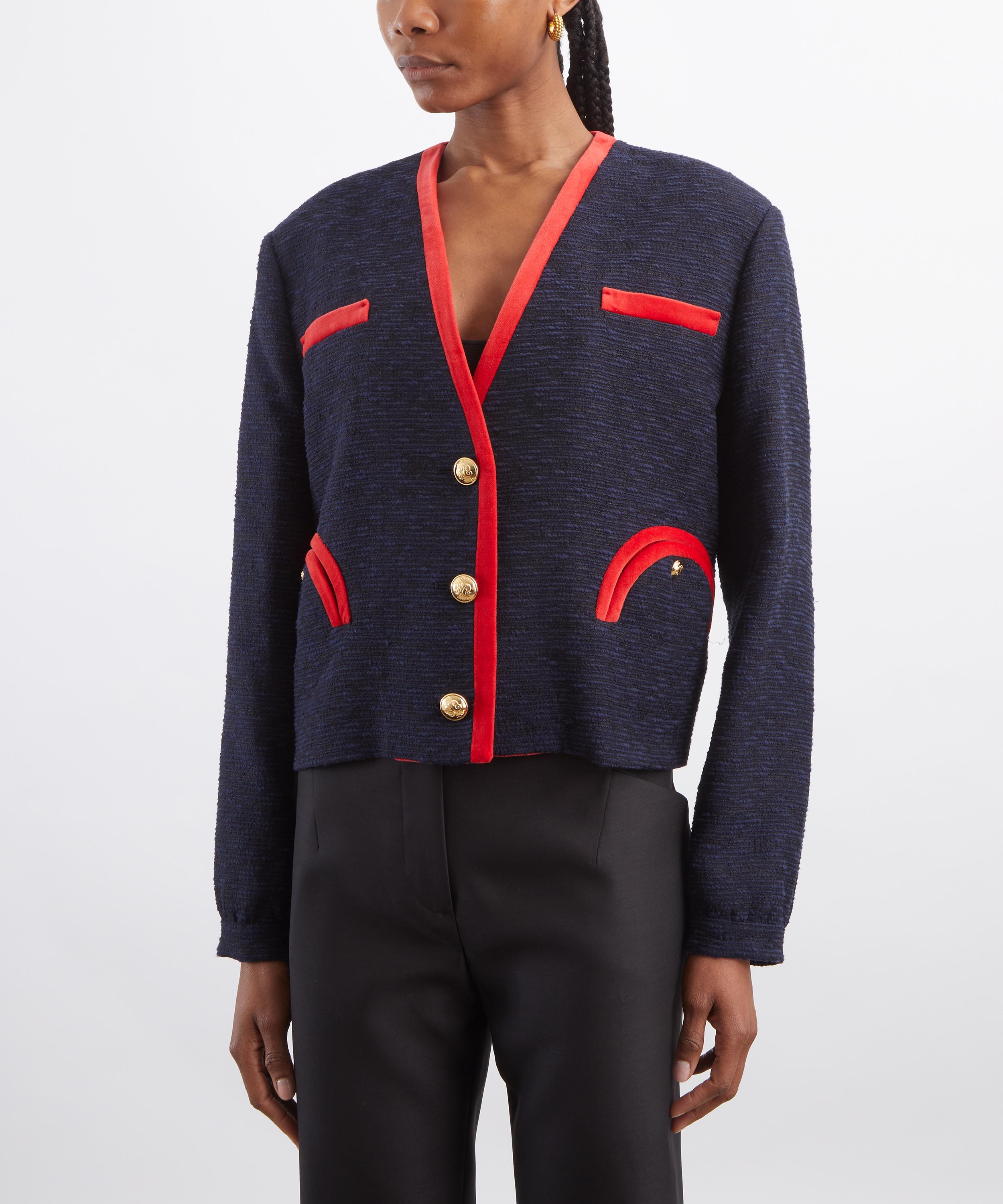 BLAZ&Eacute; Milano - Riviera Esence Navy Bolero Jacket image number 2