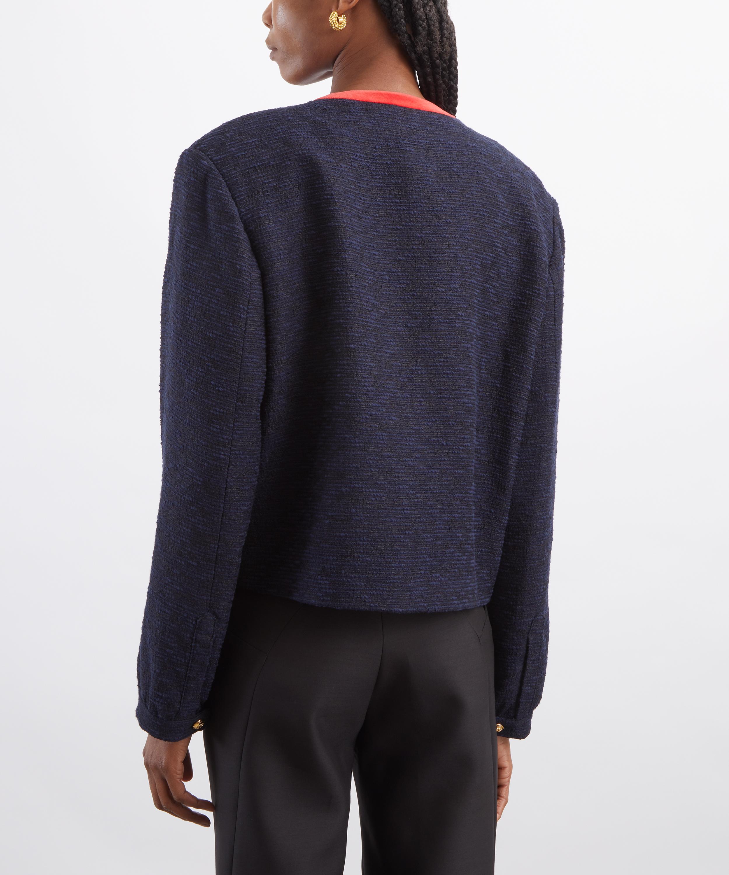 BLAZ&Eacute; Milano - Riviera Esence Navy Bolero Jacket image number 3