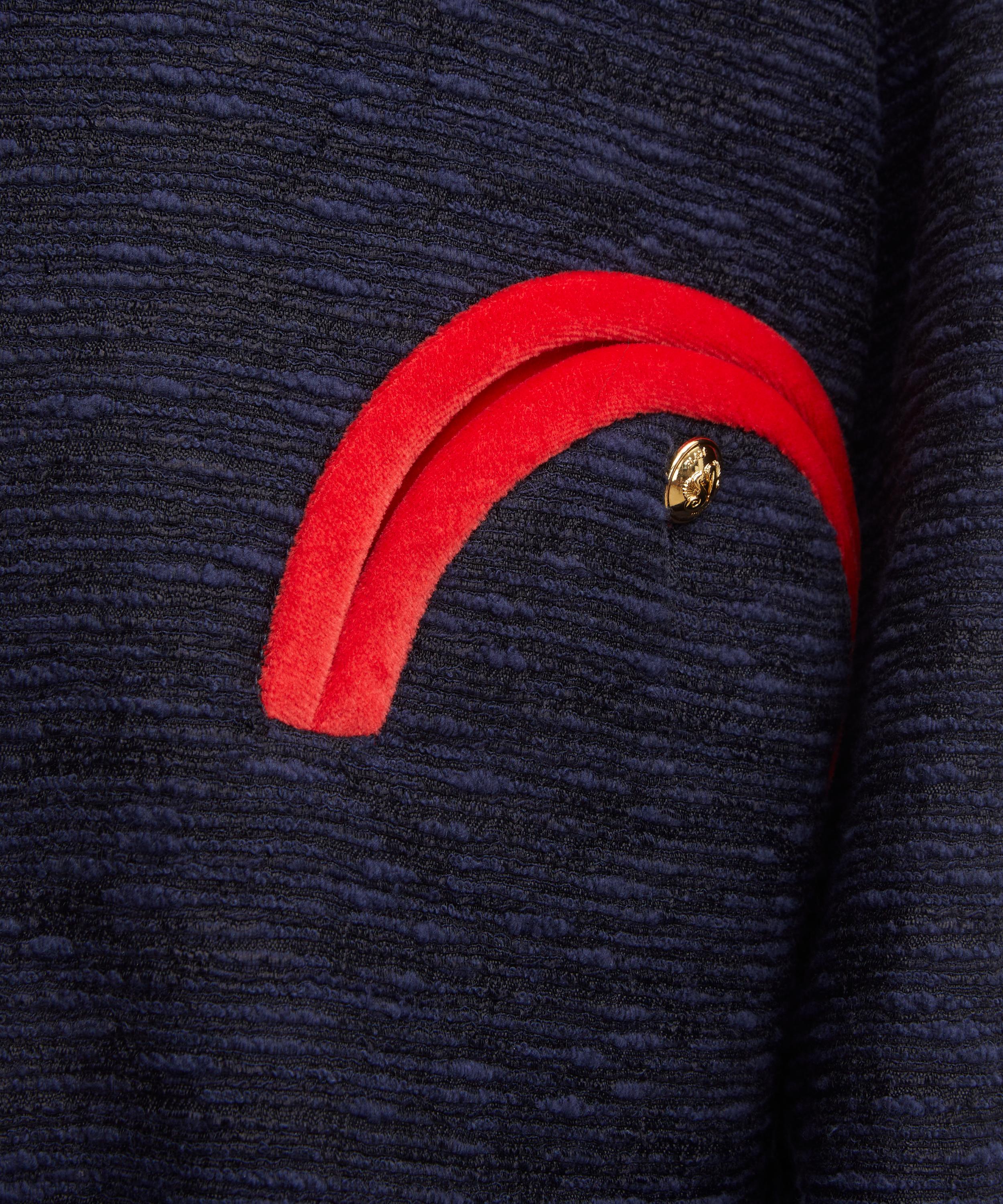 BLAZ&Eacute; Milano - Riviera Esence Navy Bolero Jacket image number 4