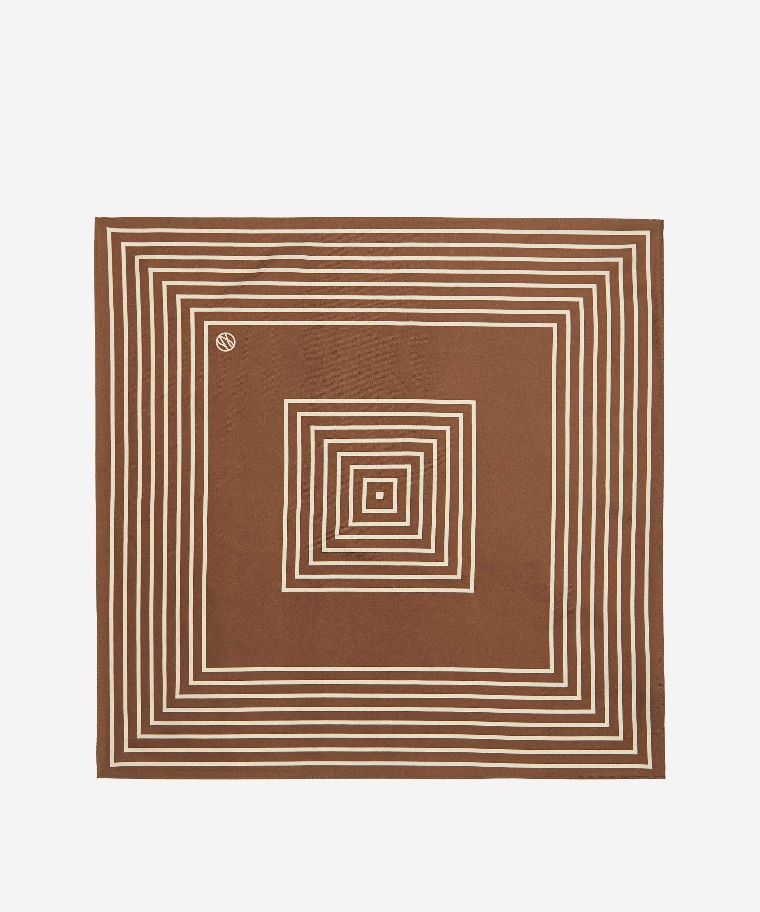 Lescarf - No 17 Chocolate Silk Scarf image number 1