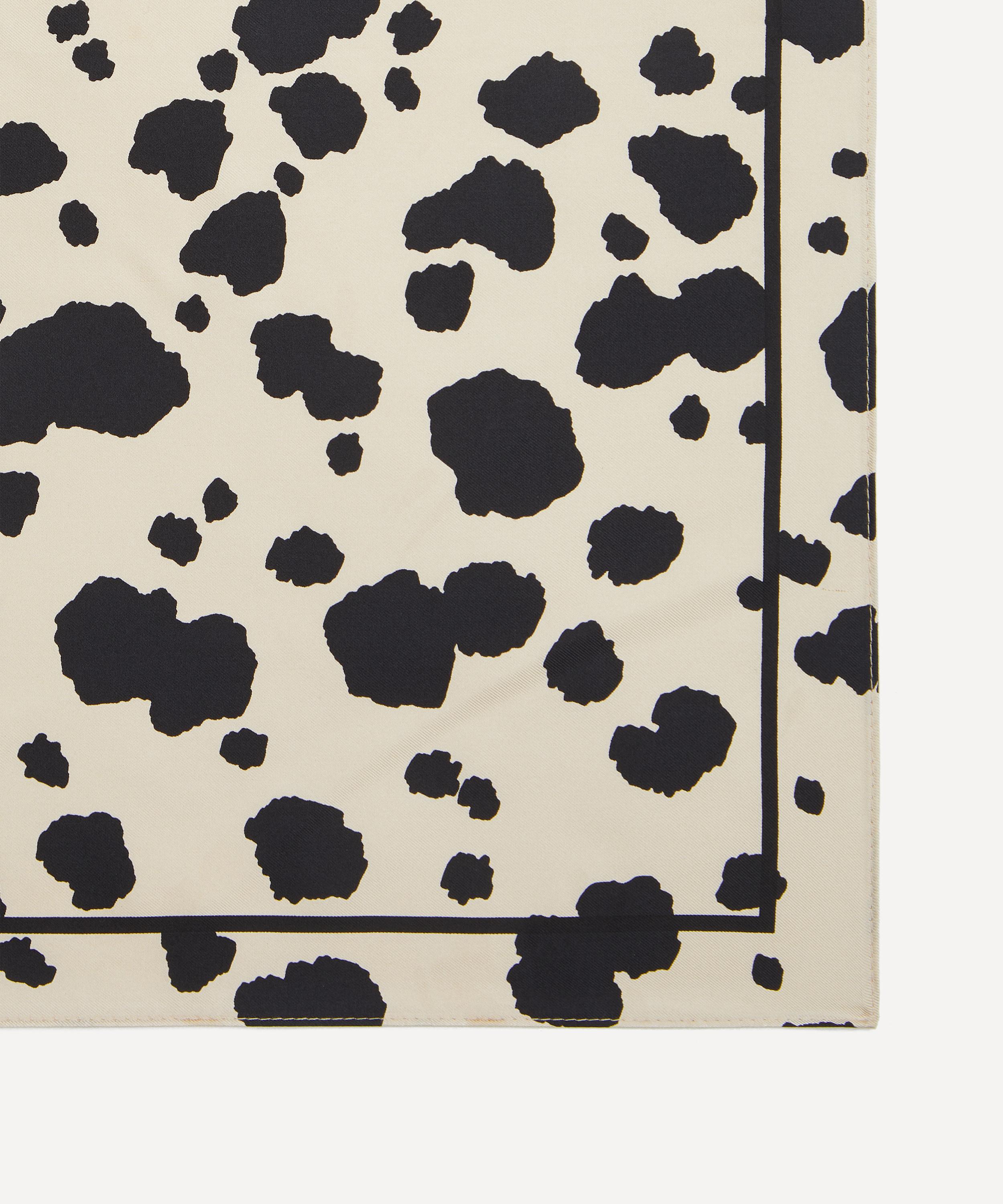 Lescarf - Dalmatian Print 50x50 Silk Scarf image number 2